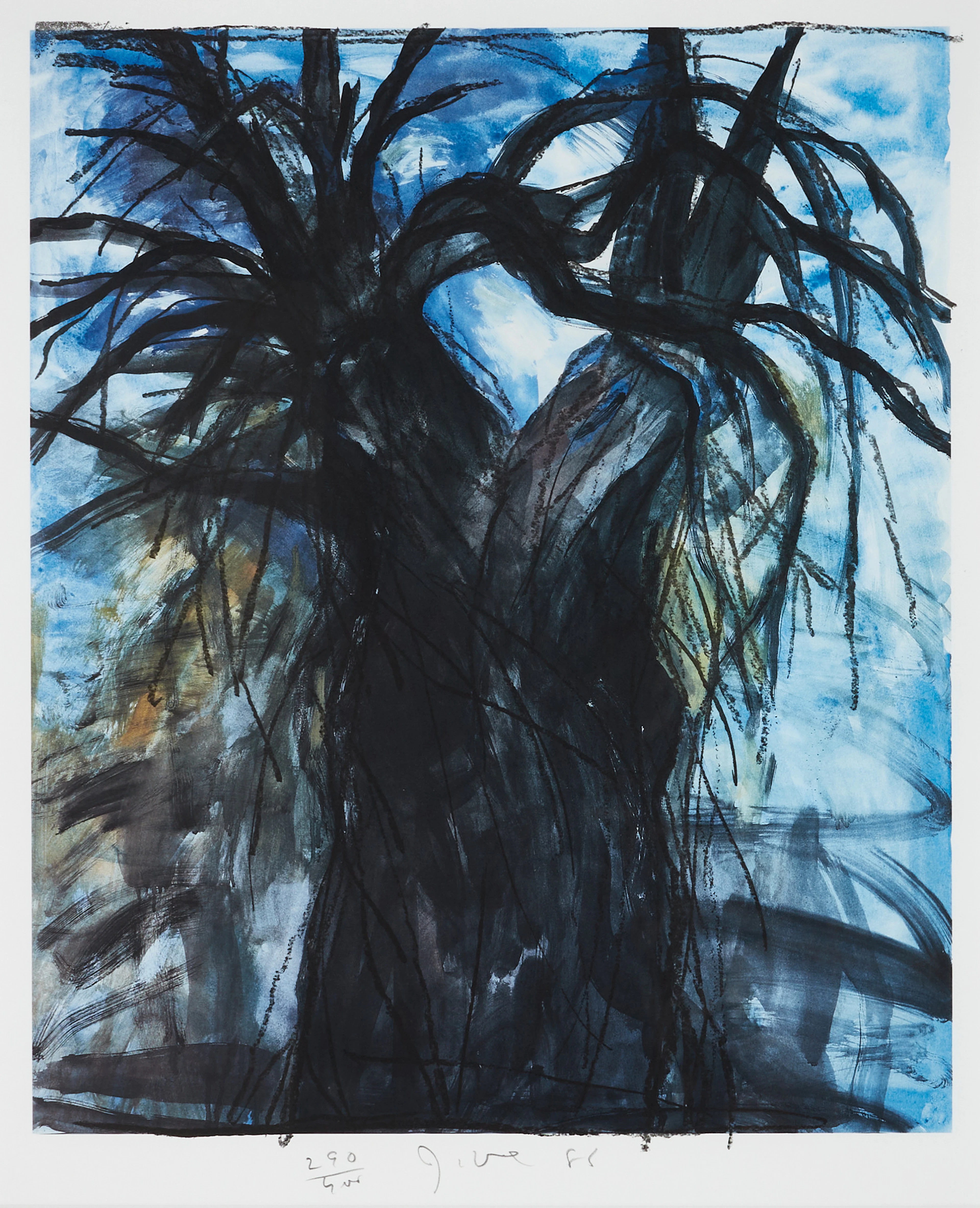 JIM DINE (USA, född 1935). "The New Year's Tree", ur sviten "The Astra
