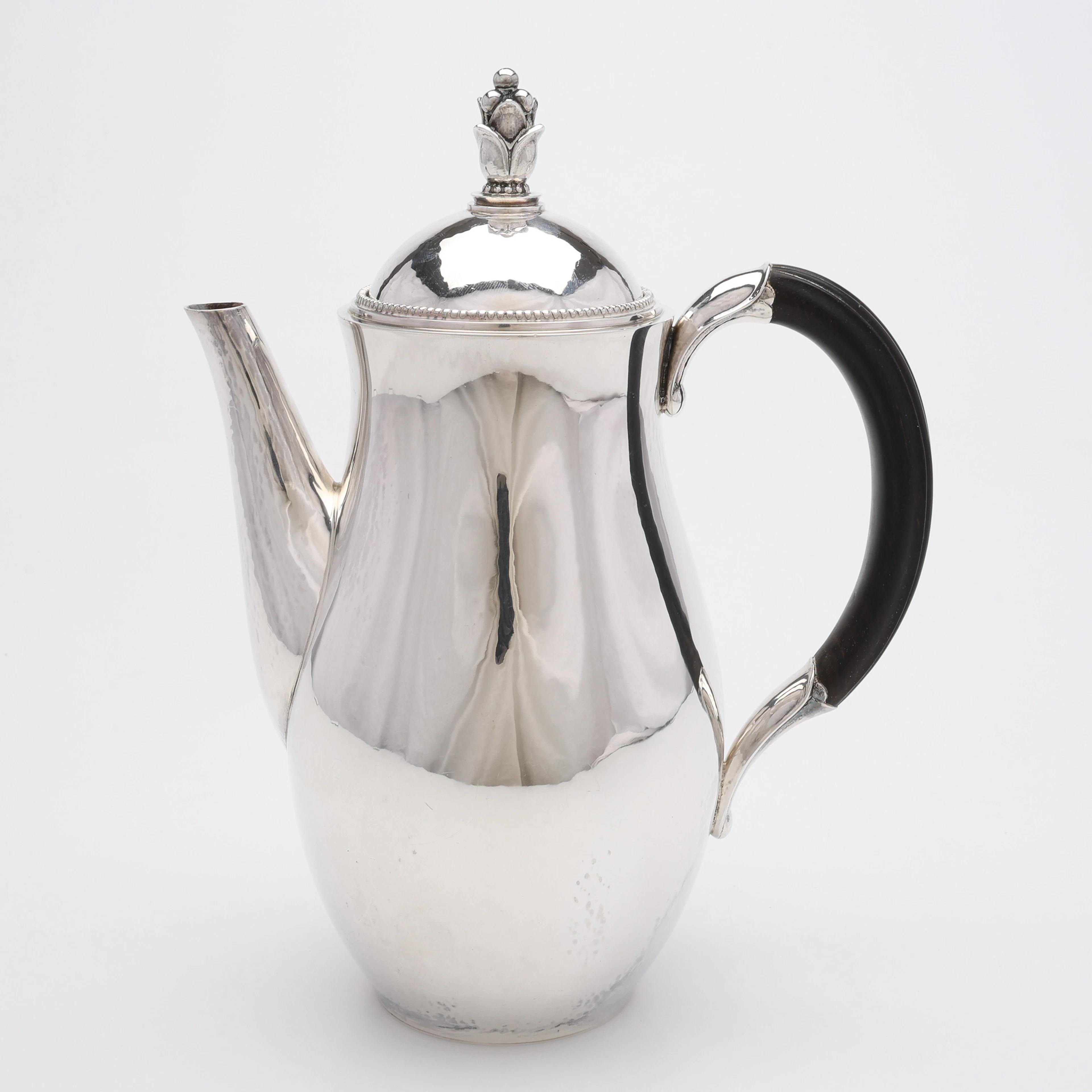 HARALD NIELSEN. KAFFEKANNA, STERLINGSILVER, MODELL 456 A, GEORG JENSEN