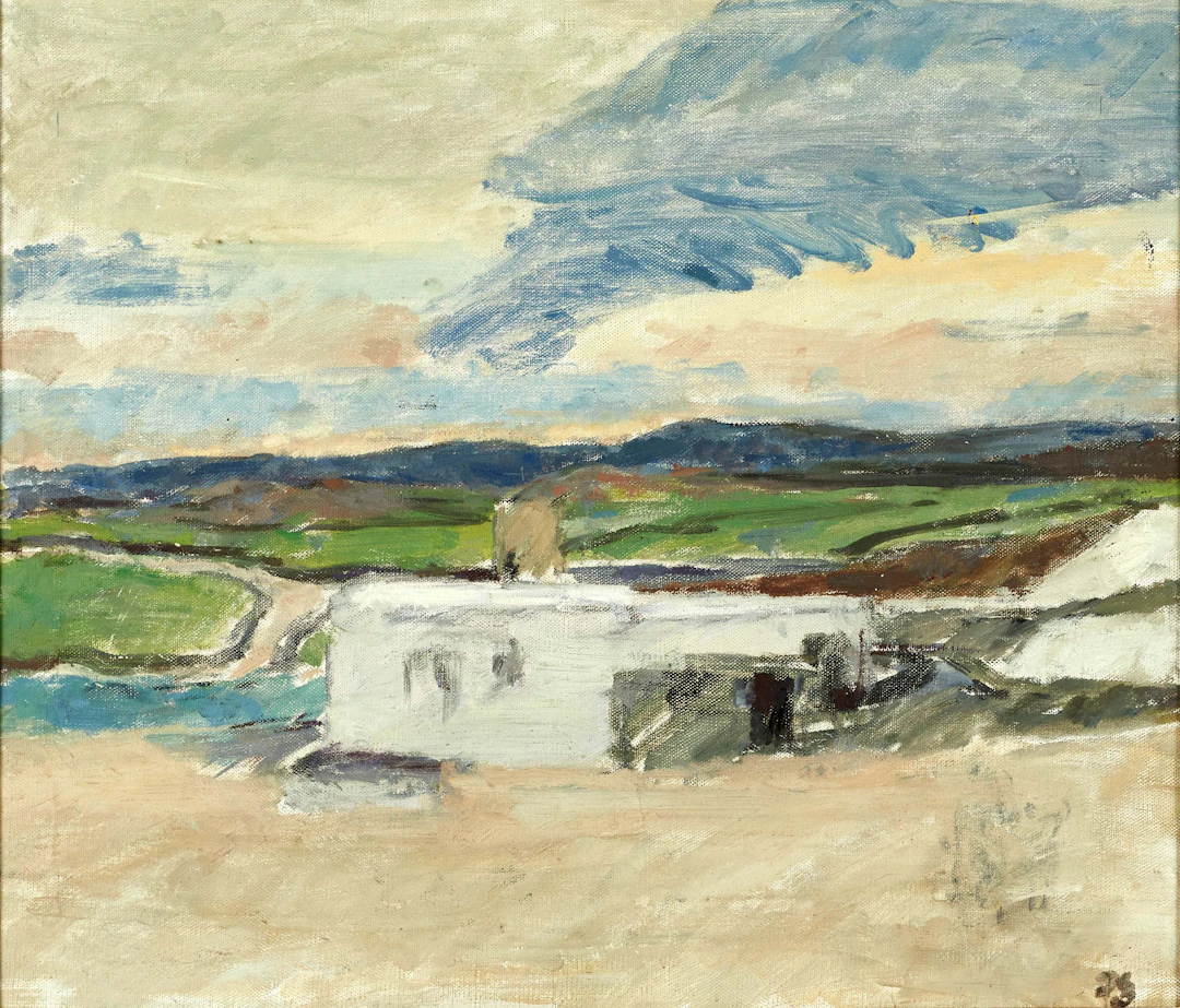 HUGO ZUHR (Sverige, 1895-1971), "Landskap Skåne", monogramsignerad