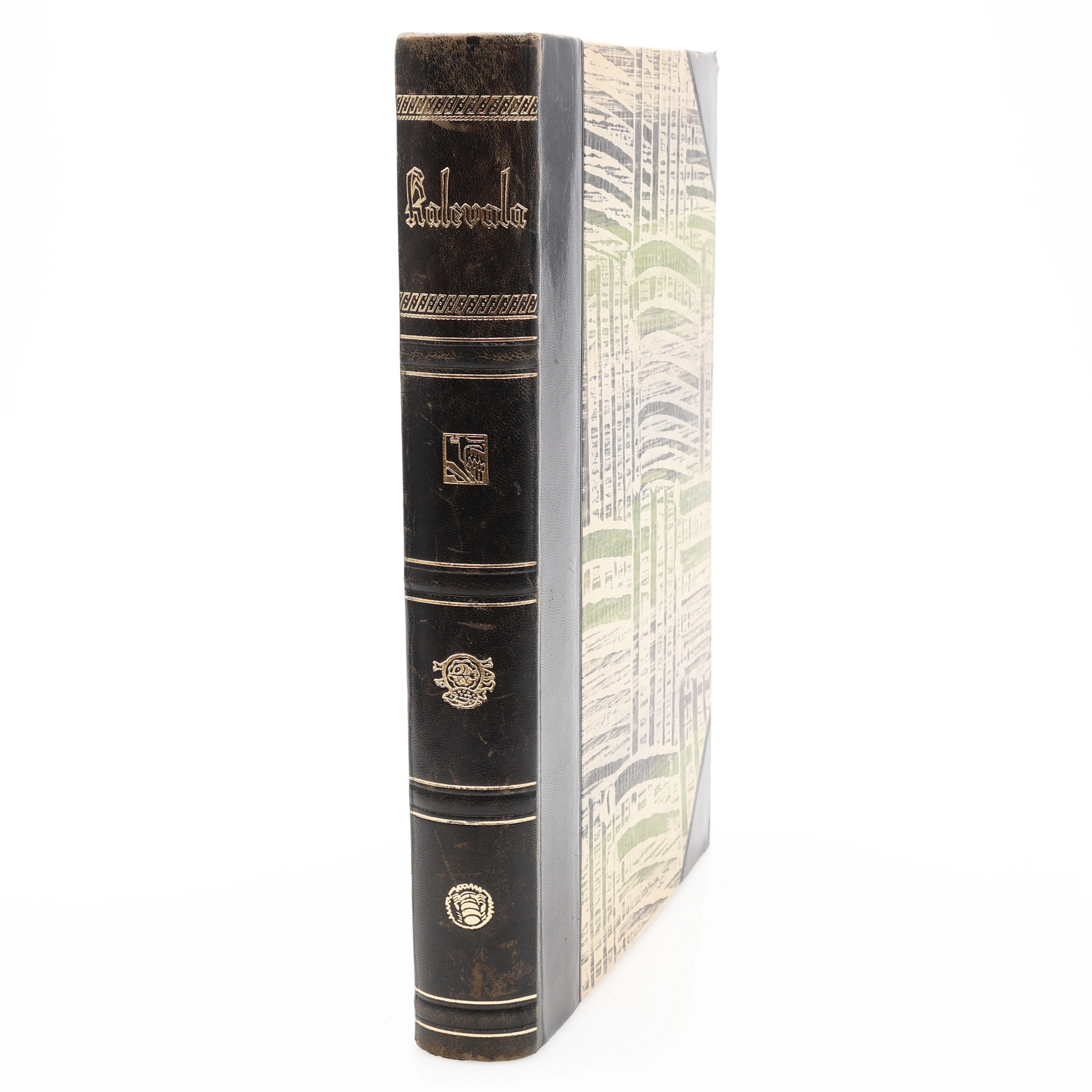 BIBLIOFILI. FINLANDS NATIONALEPOS KALEVALA 1948 ÖVER SATTA AV BJÖRN