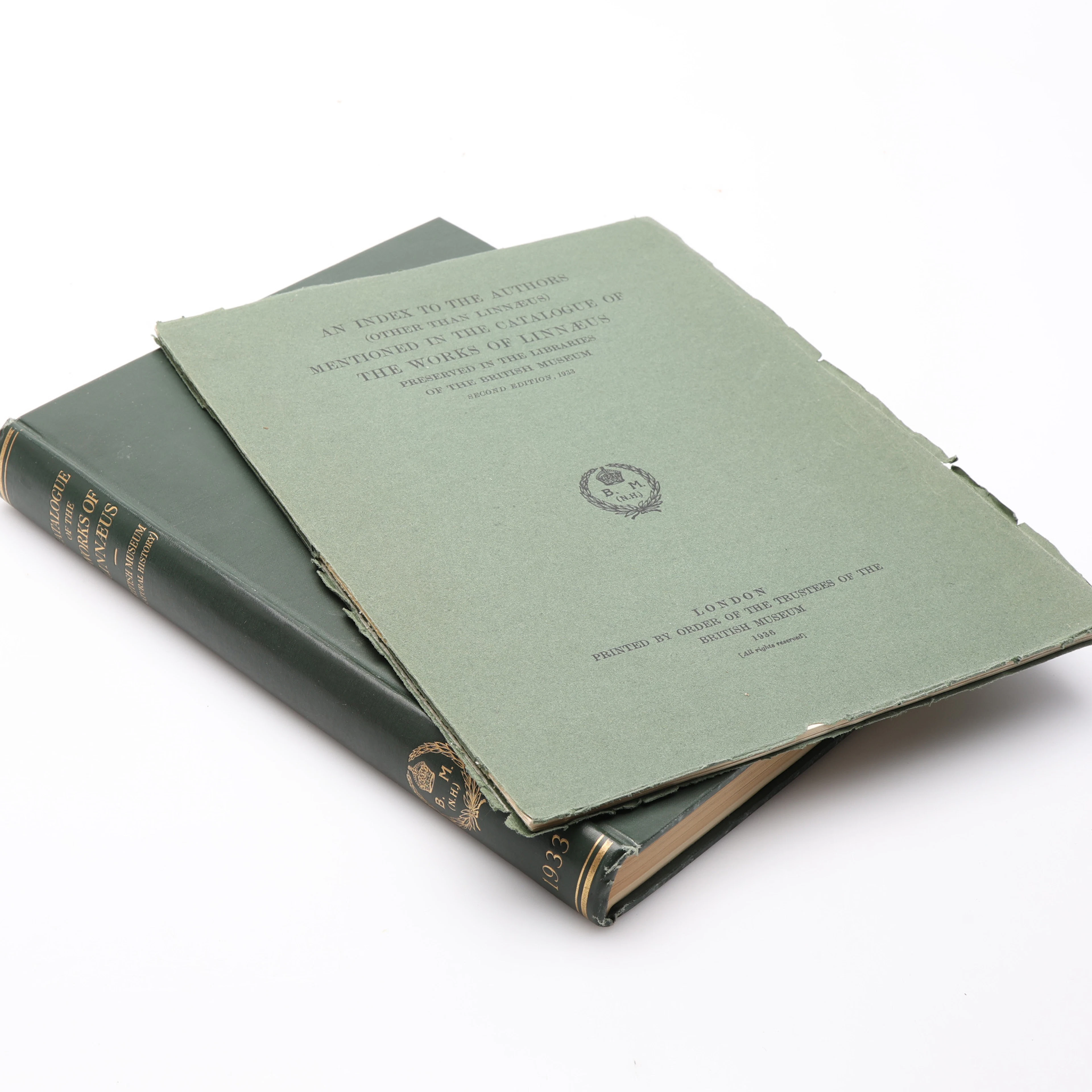 CARL VON LINNÉ. B. H. SOULSBY¨'S A CATALOGUE OF THE WORKS OF LINNAEUS