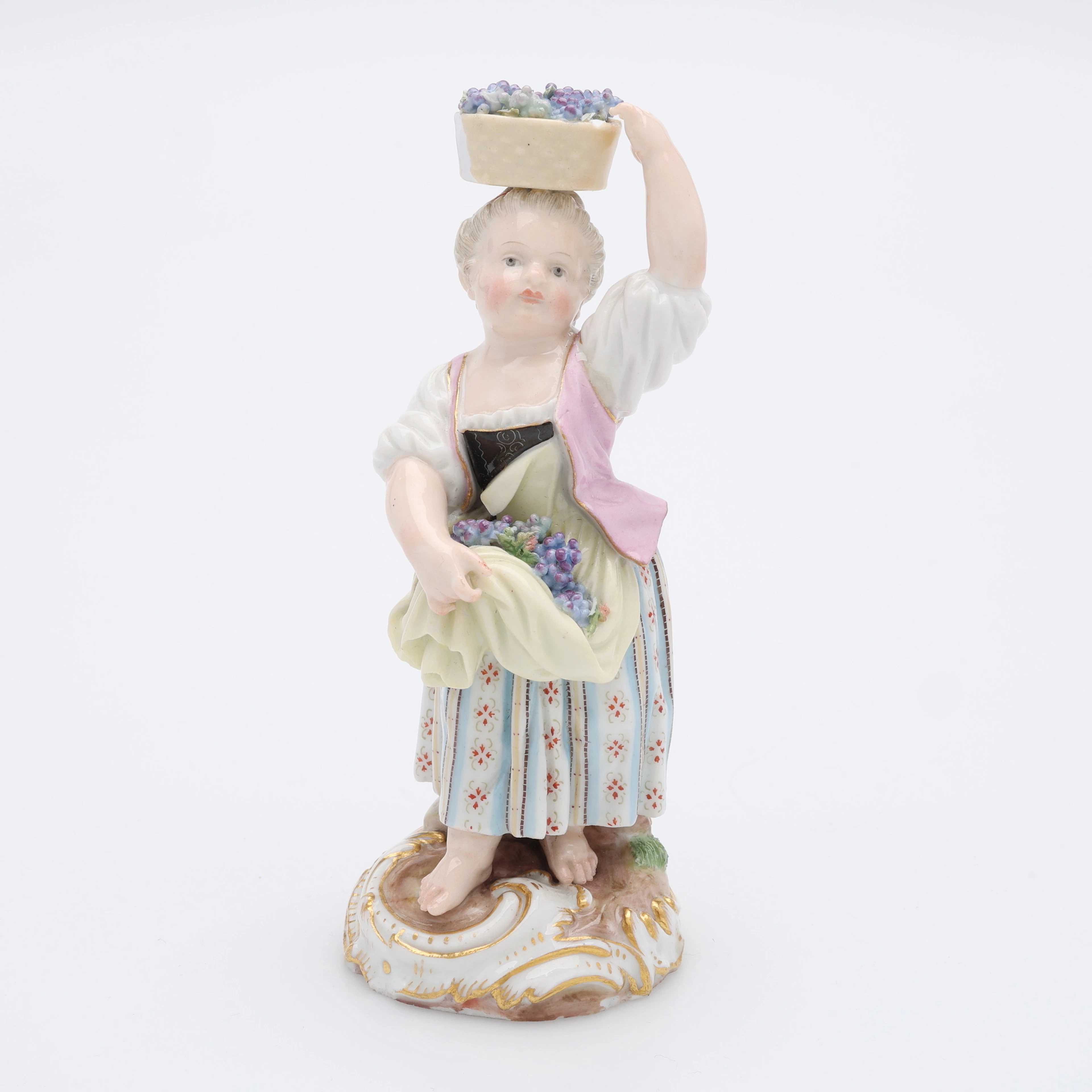 MICHEL VICTOR ACIER. FIGURIN, PORSLIN, MODELL F21X, UR GÄRTNERKINDER