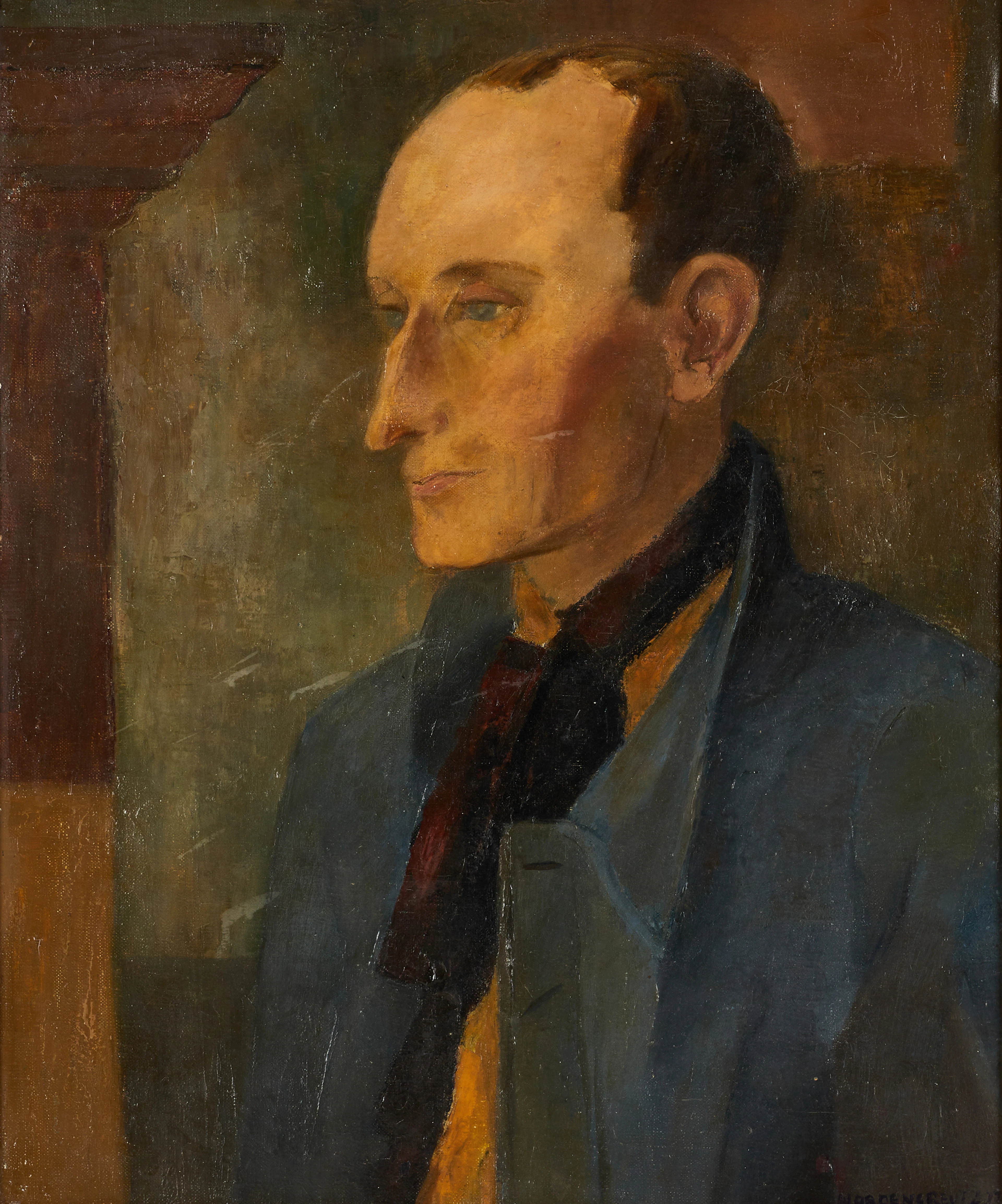 BRITA NORDENCREUTZ (1899-1982). "Fransk arbetare, Marmande”, signerad
