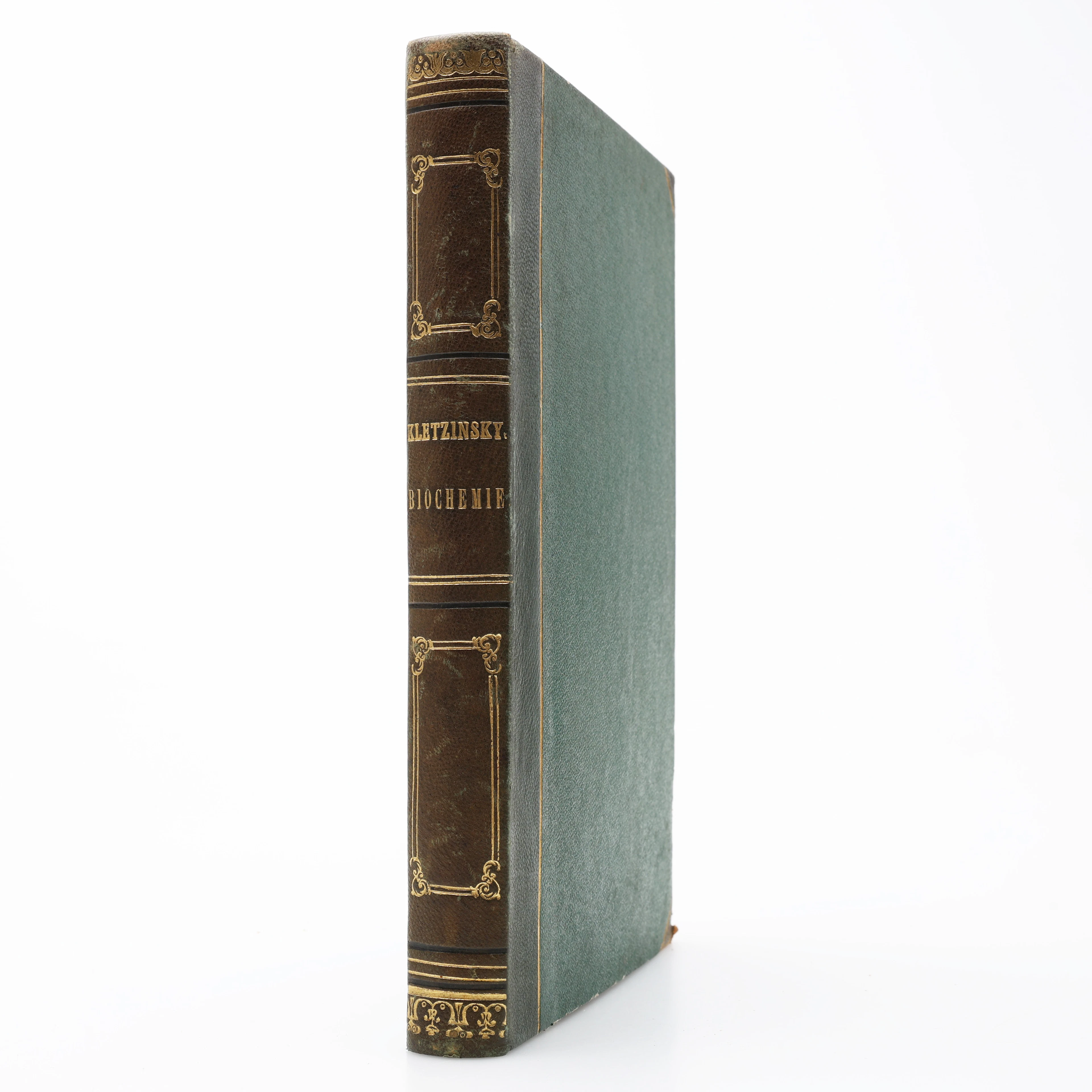 KBIOKEMI. VINCENZ KLETZINSKY'S COMPENDIUM DER BIOCHEMIE 1858 - DEN