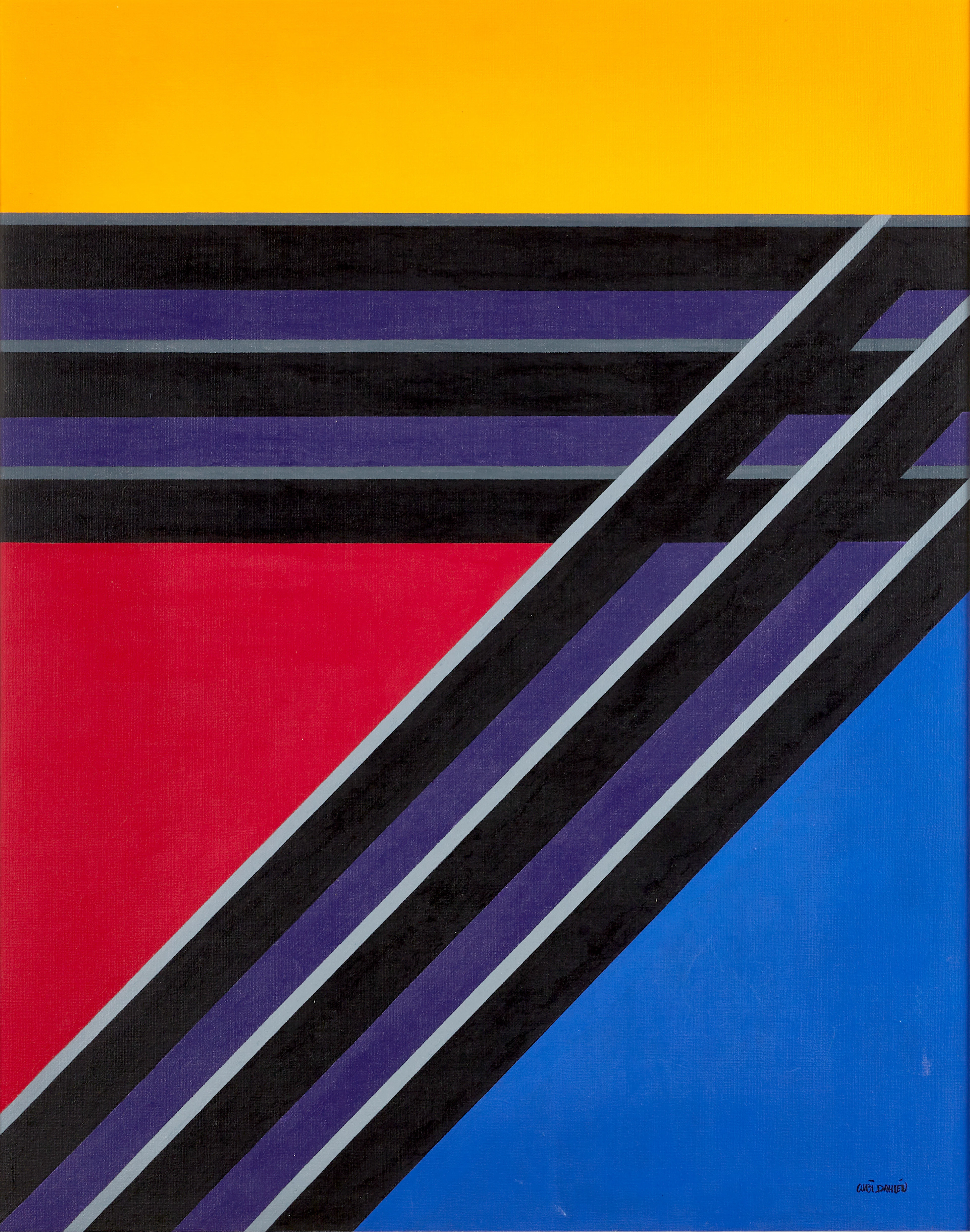 CURT DAHLÉN (Sverige, 1931–2025), "X 2000", signerad och daterad 93