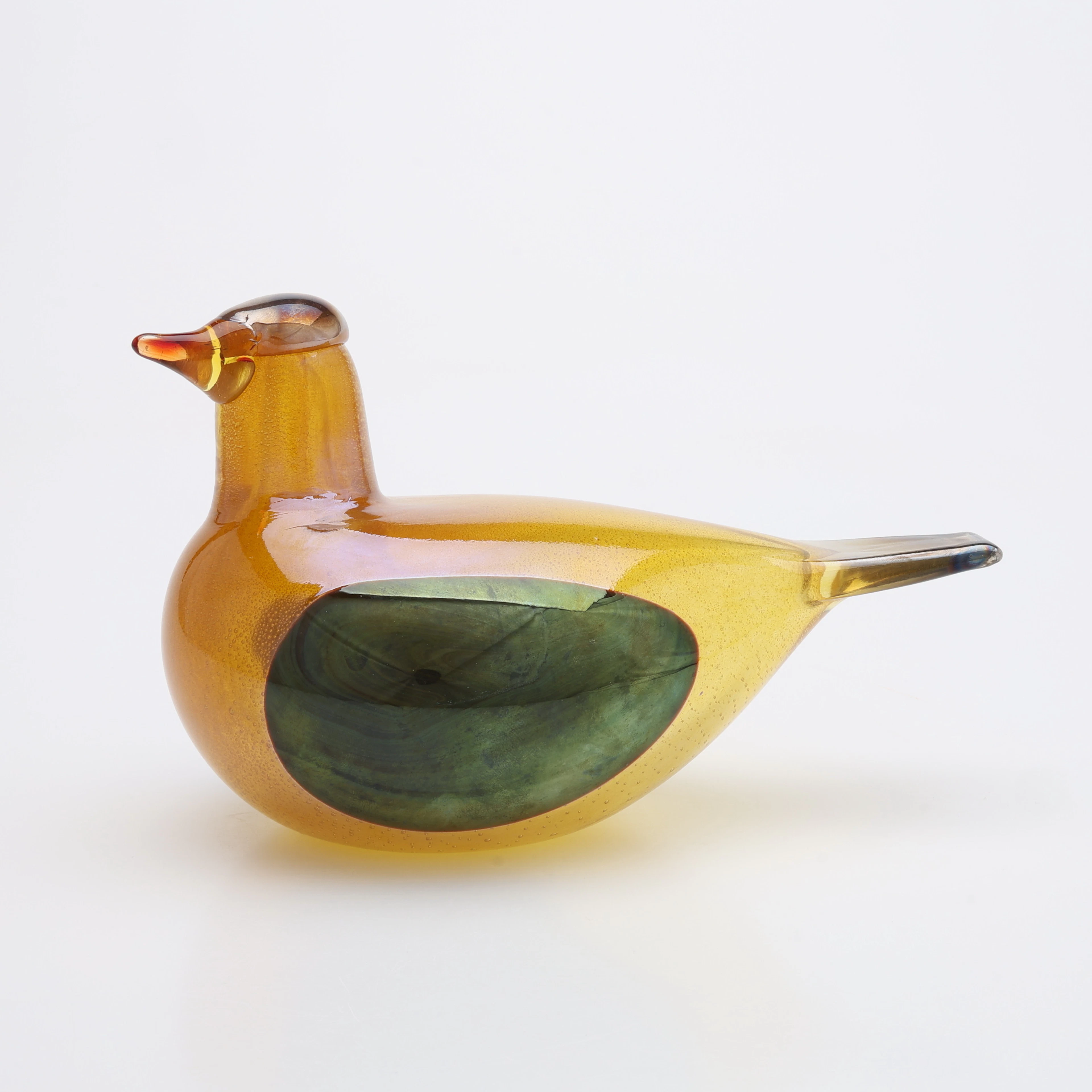 OIVA TOIKKA. "KULTAKYYHKY", ÅRSFÅGEL 2001, NUUTAJÄRVI/IITTALA.