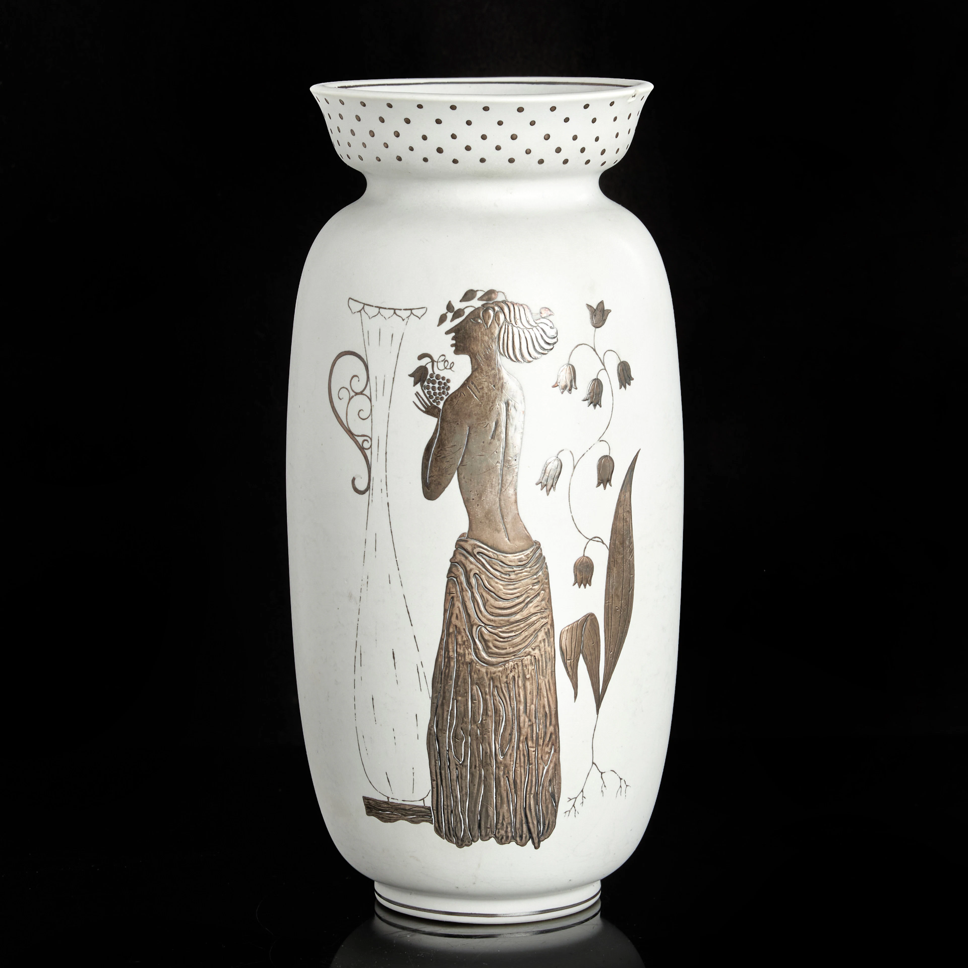 STIG LINDBERG (1916–1982). Vas, "Grazia", Gustavsberg, 1900-talets mitt.