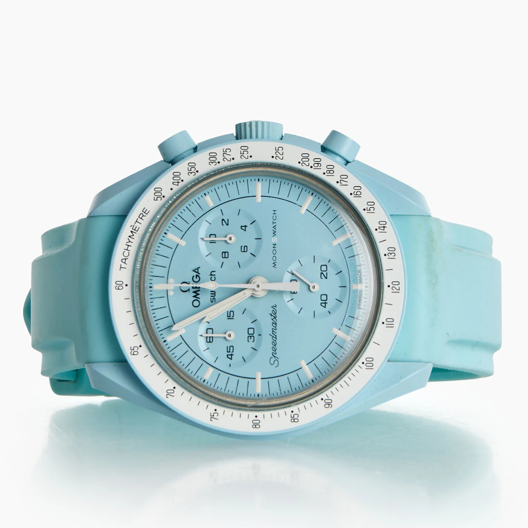 OMEGA / SWATCH. Armbandsur, Moonswatch, "Mission to Uranus", bioceramic
