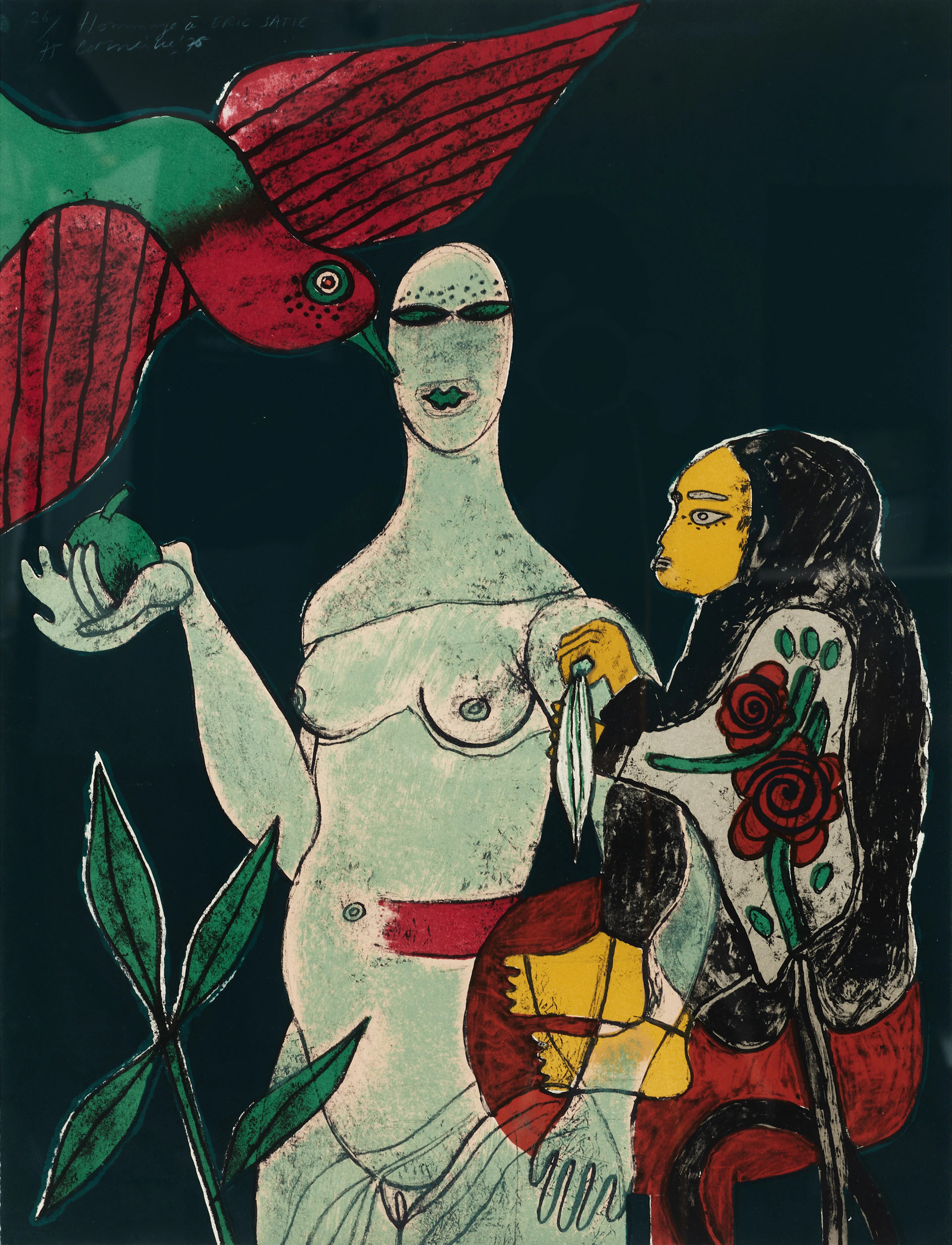 CORNELIS VAN BEVERLOO CORNEILLE (HOLLAND, 1922-2010). "Hommage à Eric