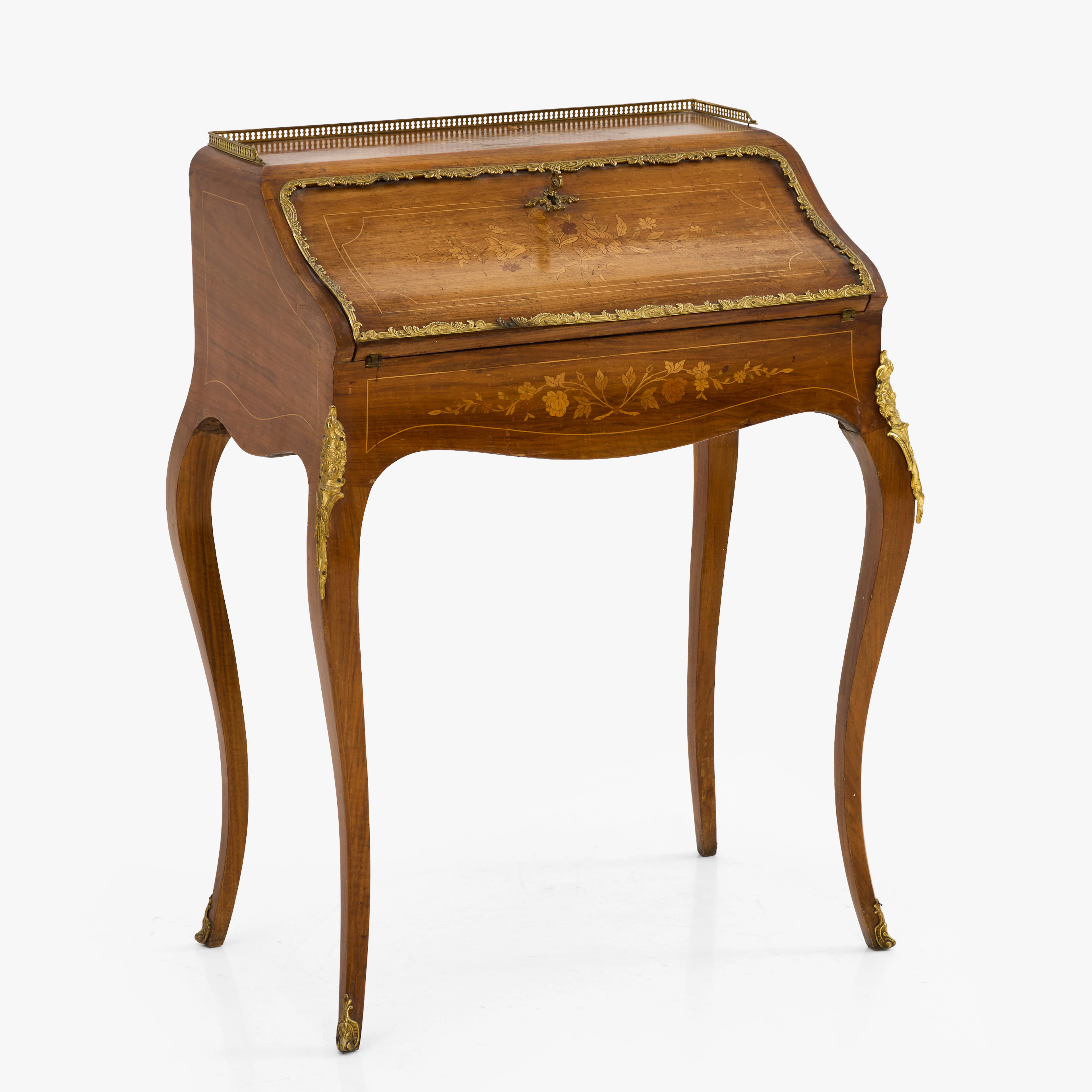 SEKRETÄR, Louis XVI stil, intarsia.