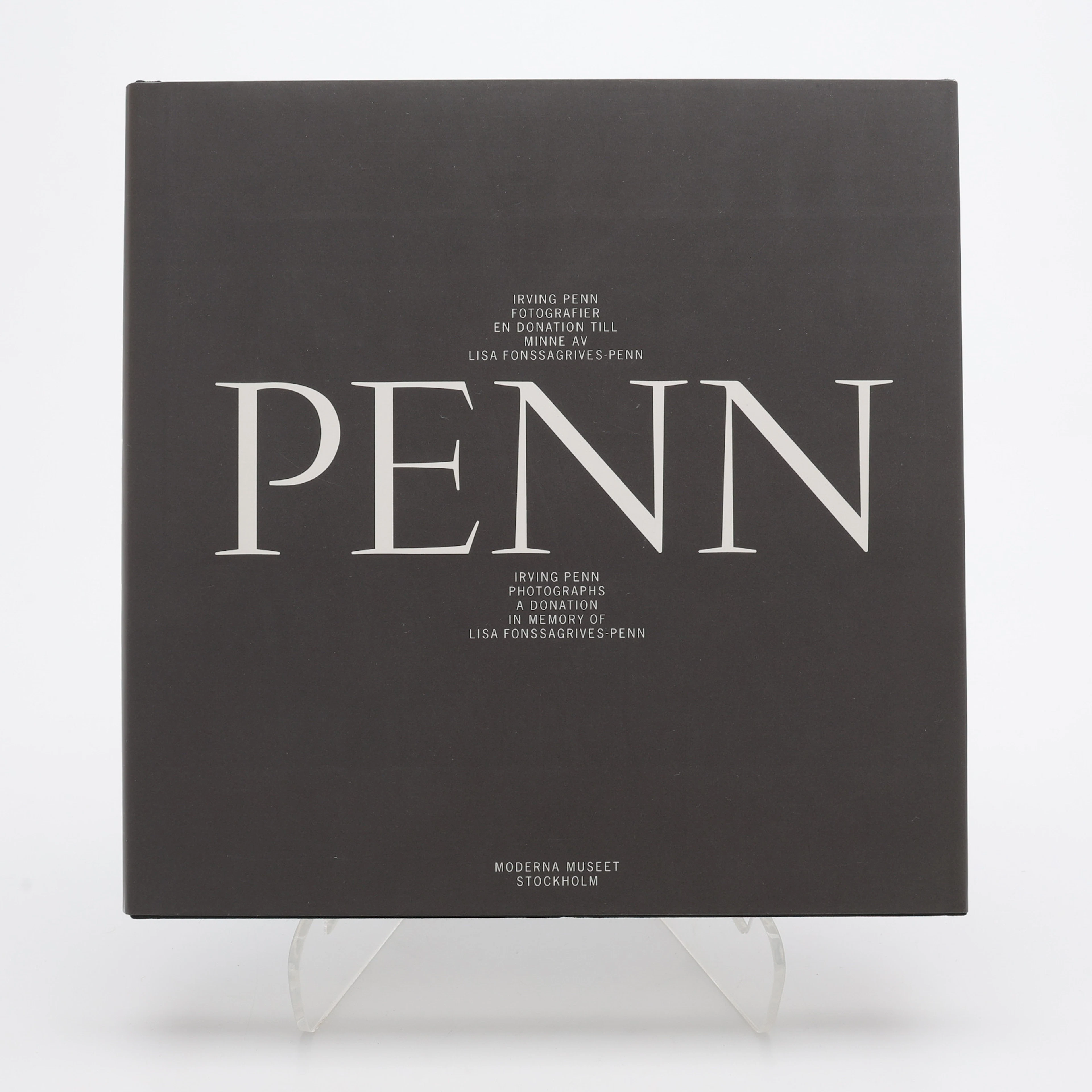 IRVING PENNS "FOTOGRAFIER: EN DONATION TILL MINNE AV LISA FONSSAGRIVES-PENN"