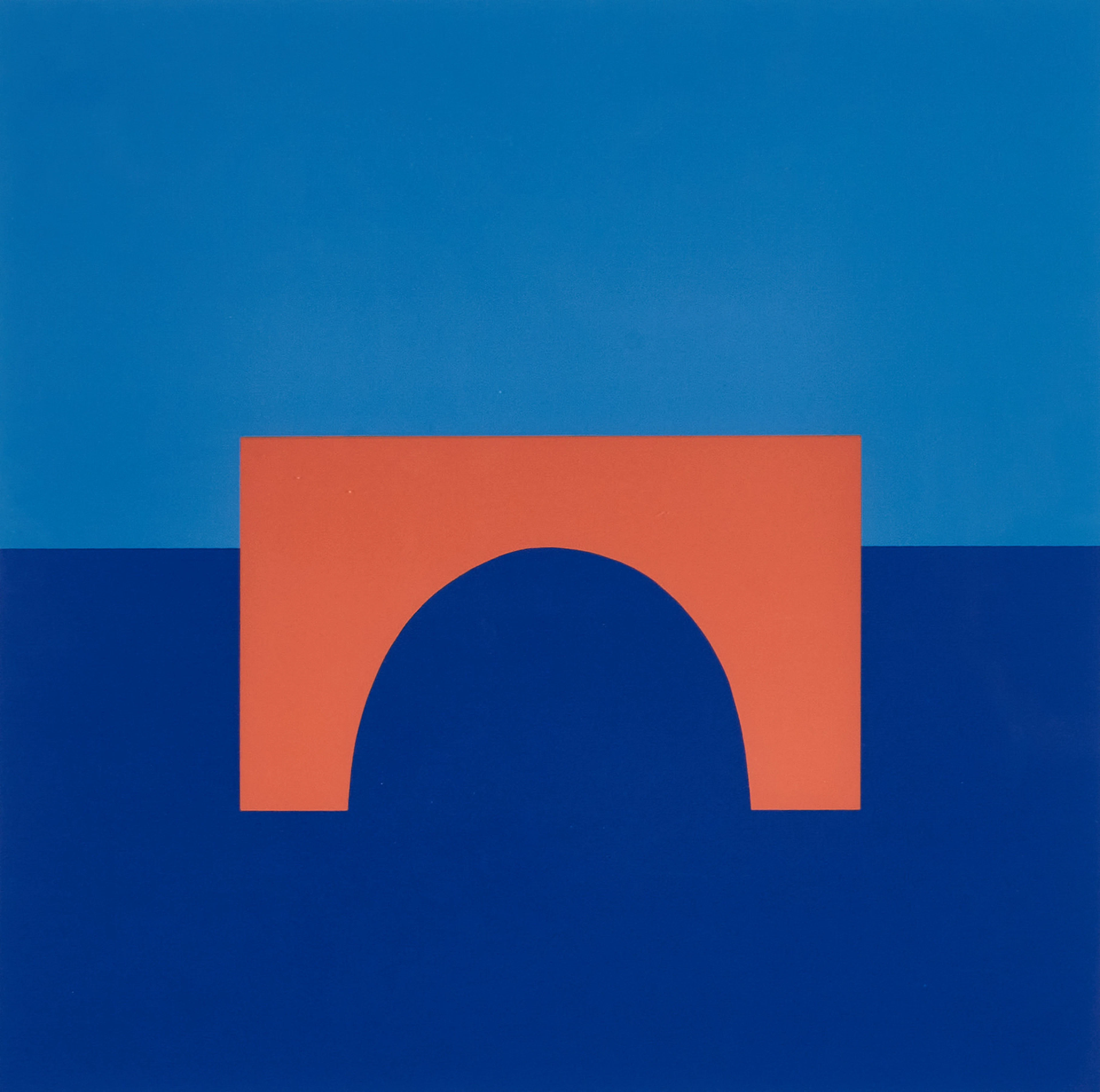 KARL-GUSTAV "KG" NILSON (f. 1942),. Geometrisk komposition, färglitografi