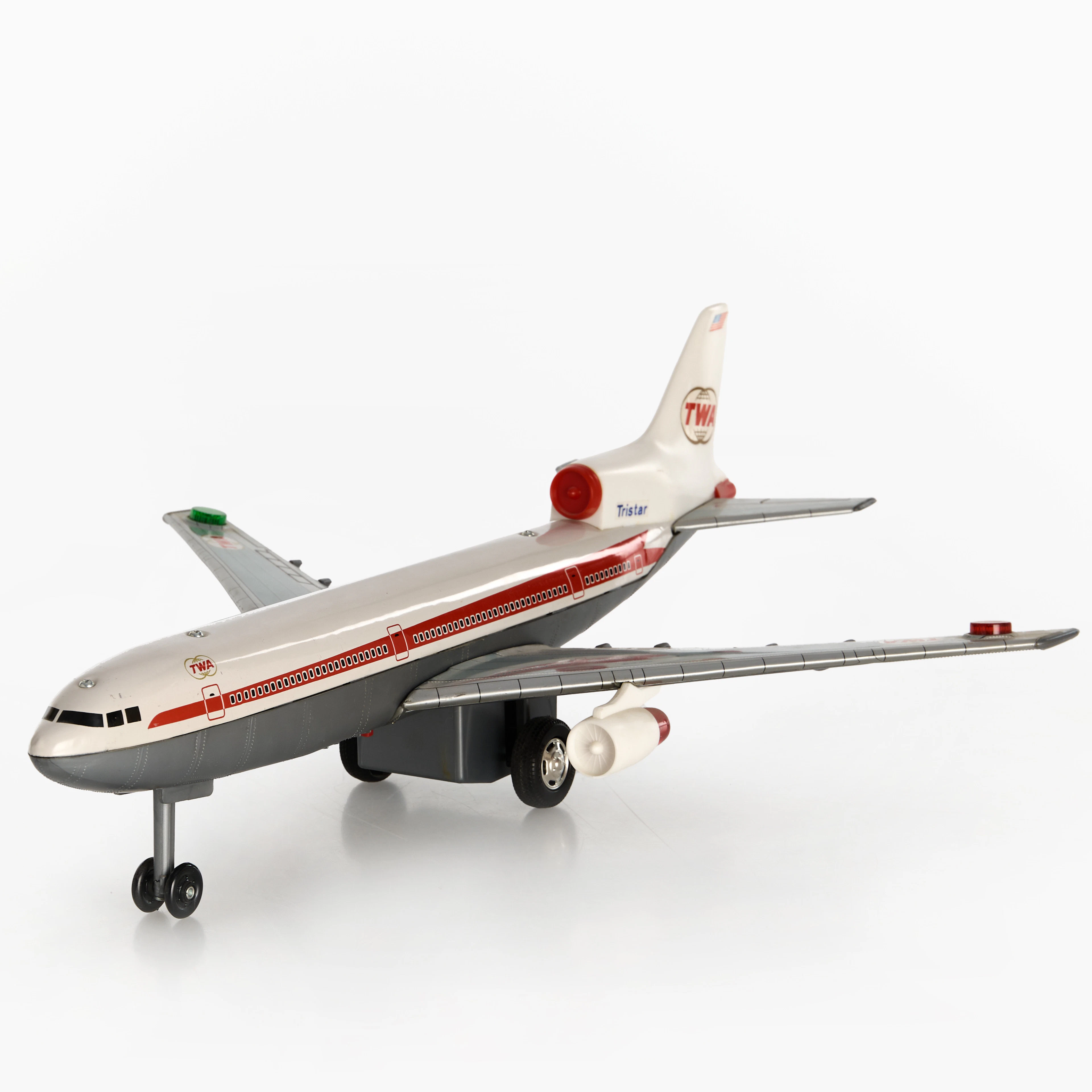OMURA TOY. Flygplan, "Lockheed L-1011 TriStar" TWA, Japan, 1900-talets