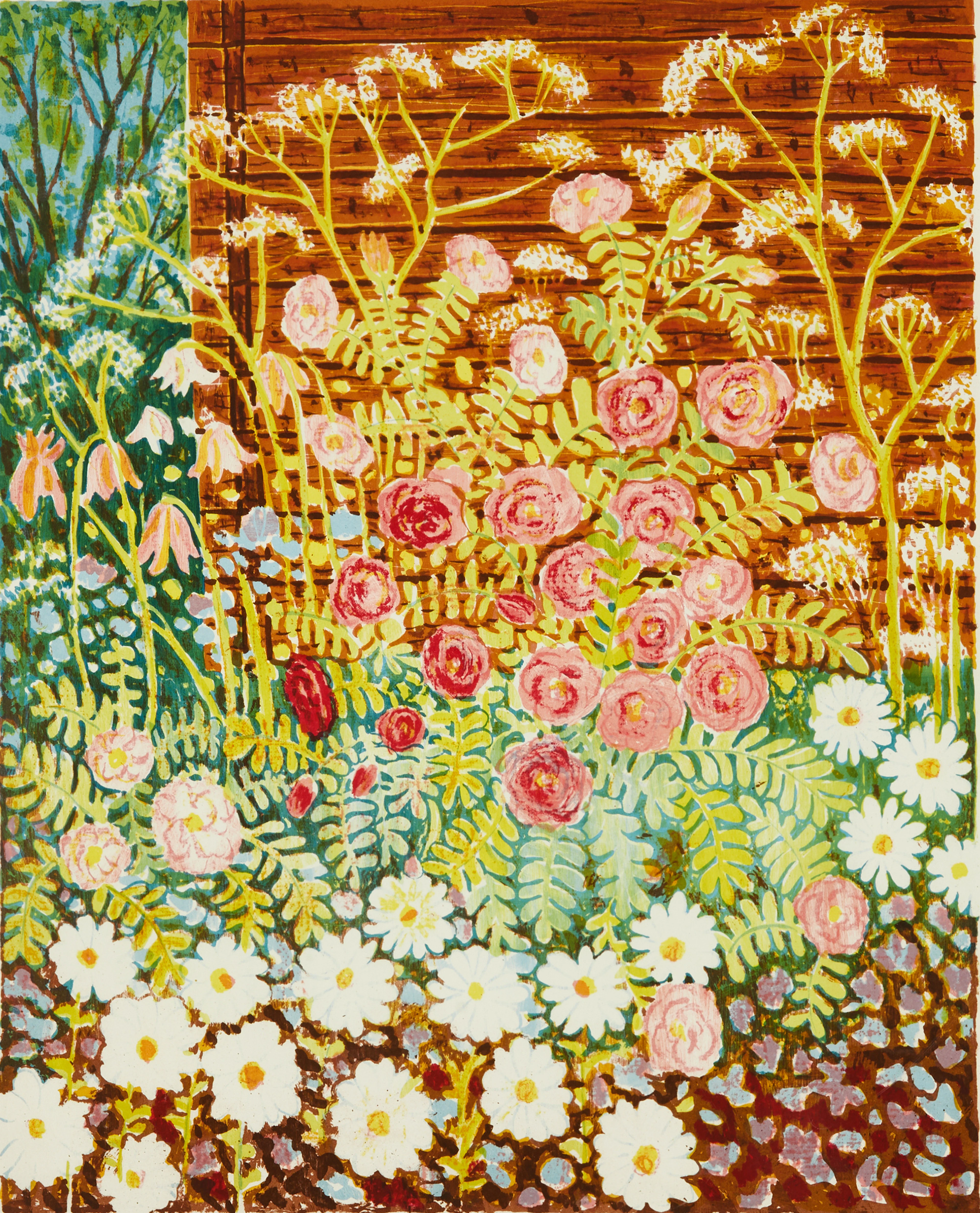 MÅRTEN ANDERSSON (1934-2017), Blomsterrabatt, signerad och daterad