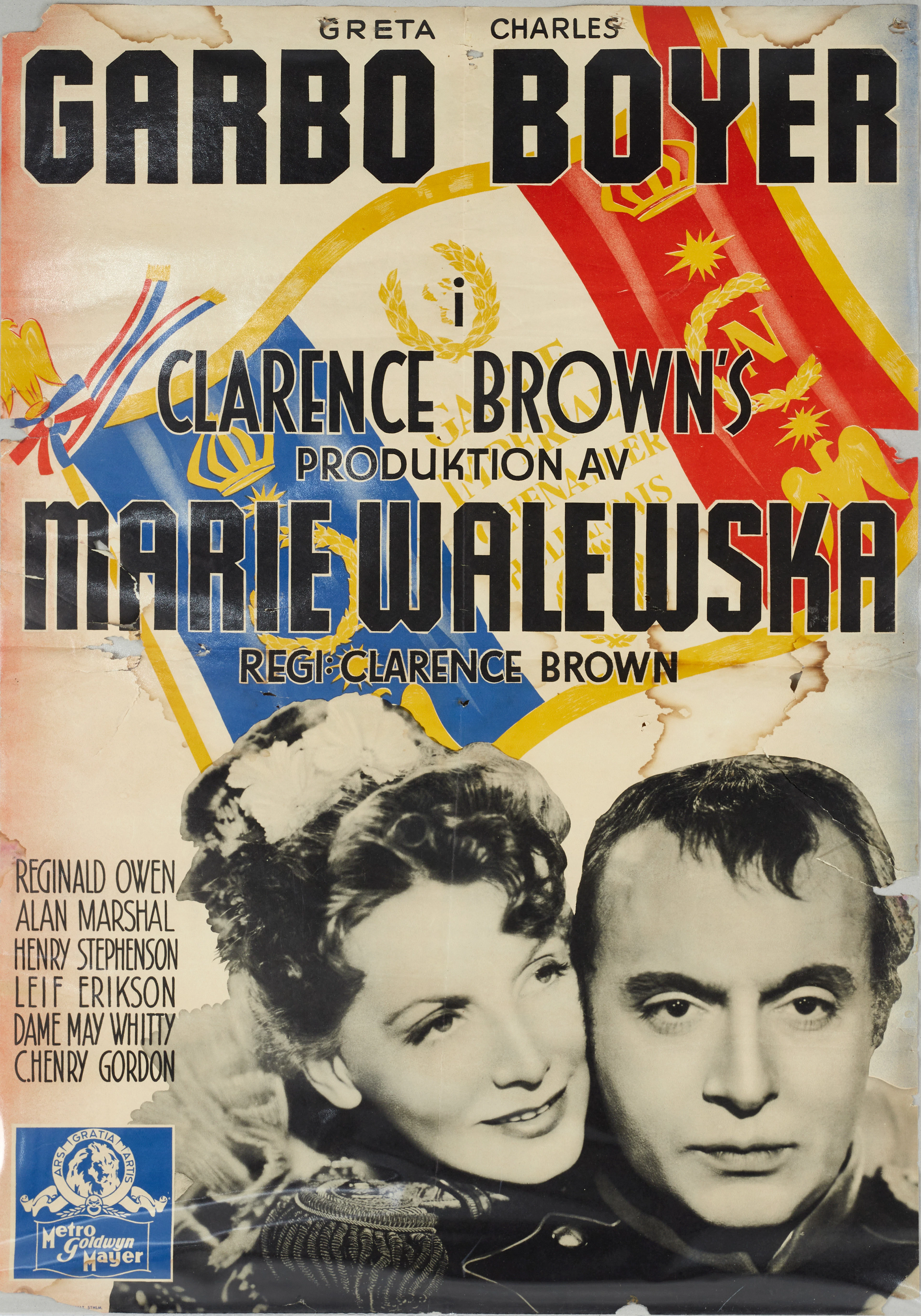 GRETA GARBO, 1 filmaffisch, ERIC ROHMAN (1891-1949), 1 original.