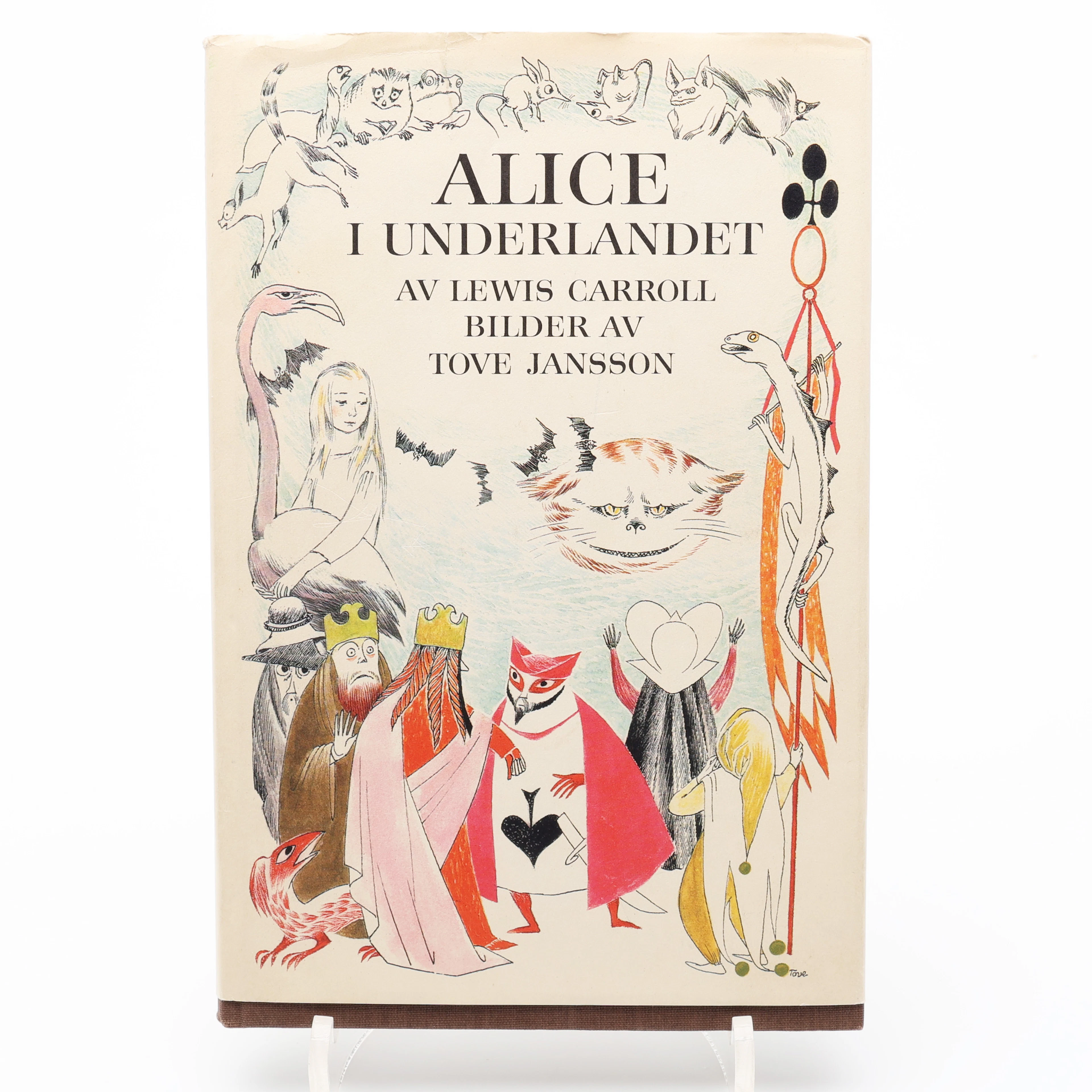 LEWIS CARROLLS ALICE I UNDERLANDET FINT ILLUSTRERAD AV TOVE JANSSON