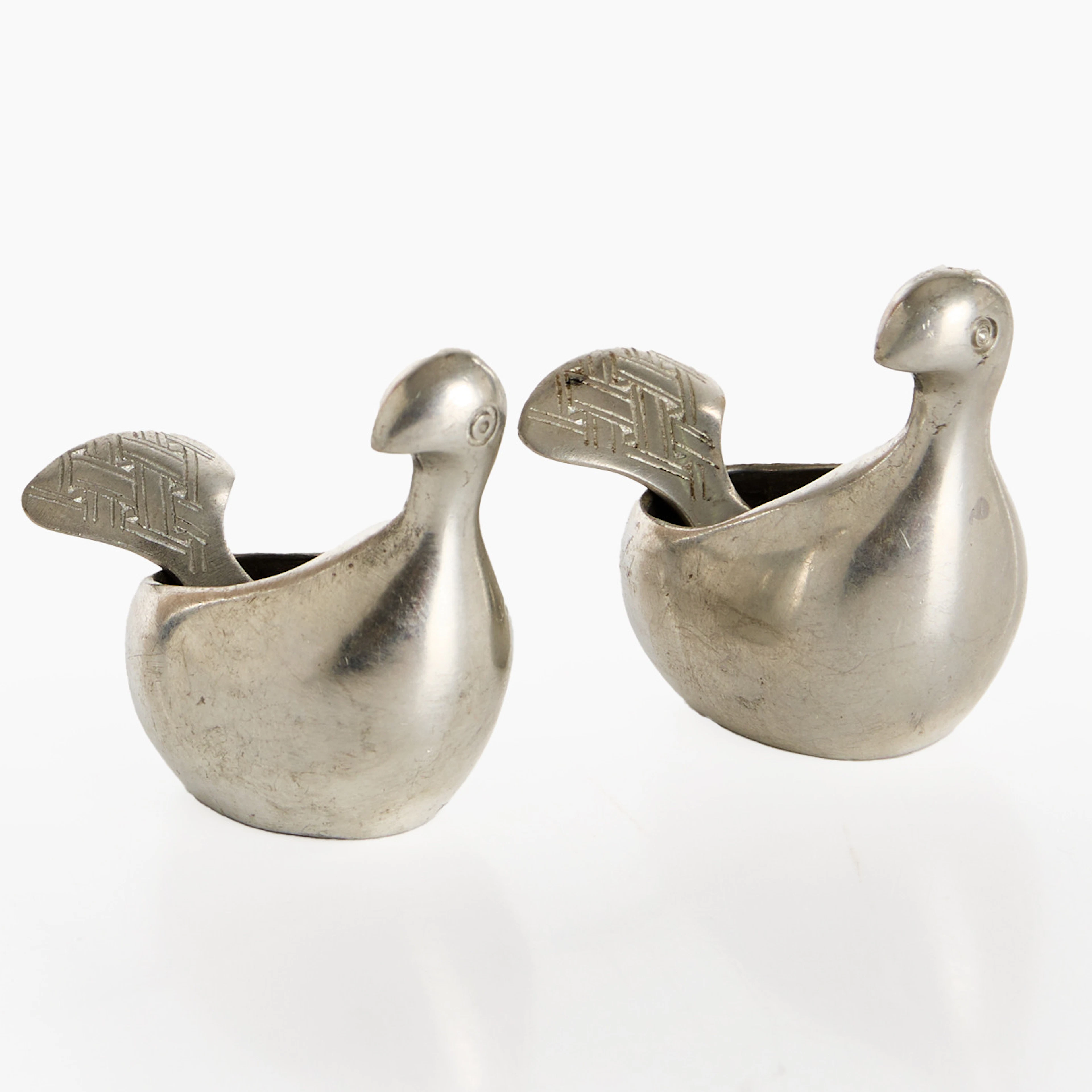 LARS PIRAK (SVERIGE, 1932–2008). Saltripa, 2 st, "Kirun", tenn, märkta.