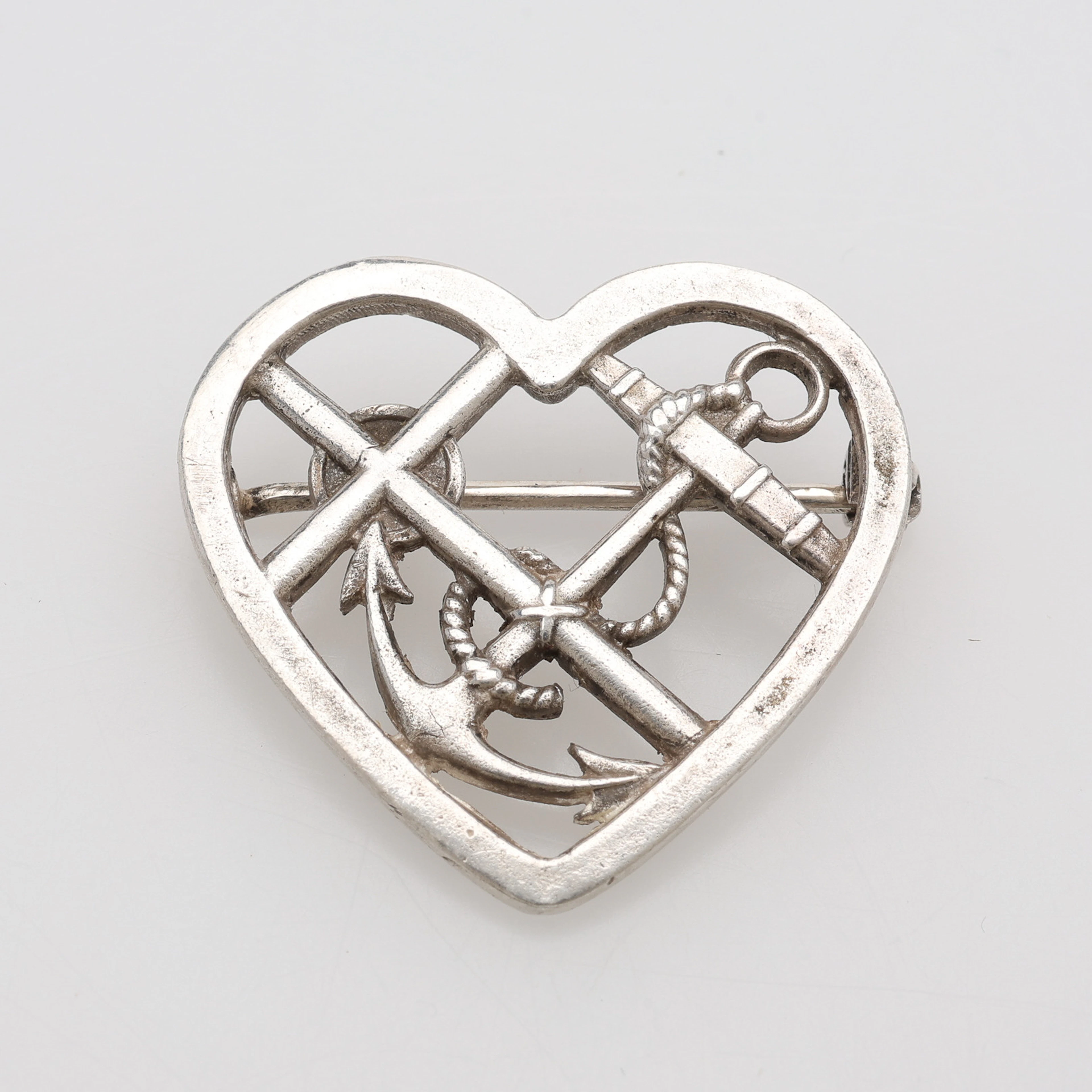 BROSCH, STERLINGSILVER, MODELL NO. 108, GEORG JENSEN, DANMARK, 1930/40-TAL.