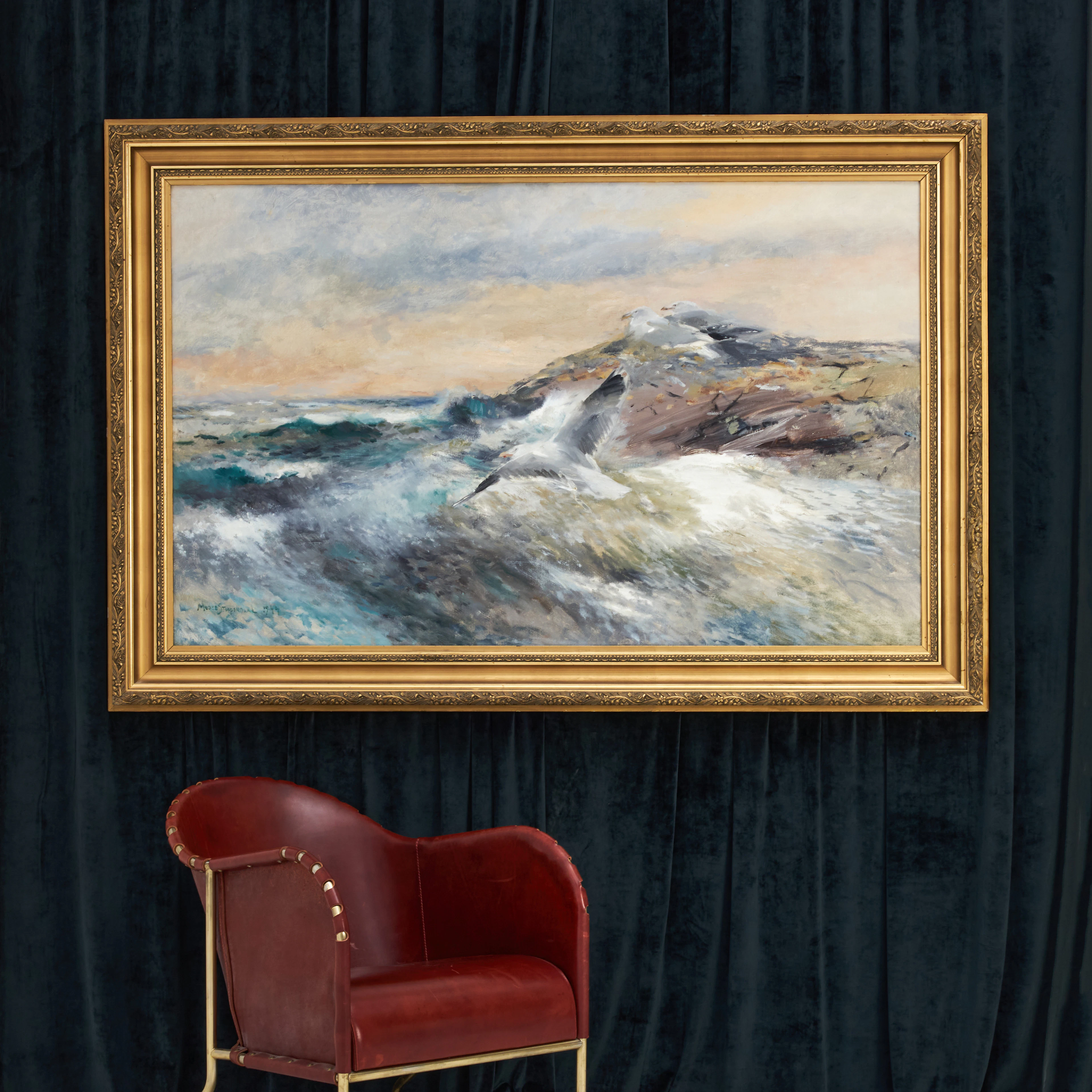 MOSSE STOOPENDAAL (SVERIGE, 1901-1948). "Gråtrutar i Bohusläns skärgård"
