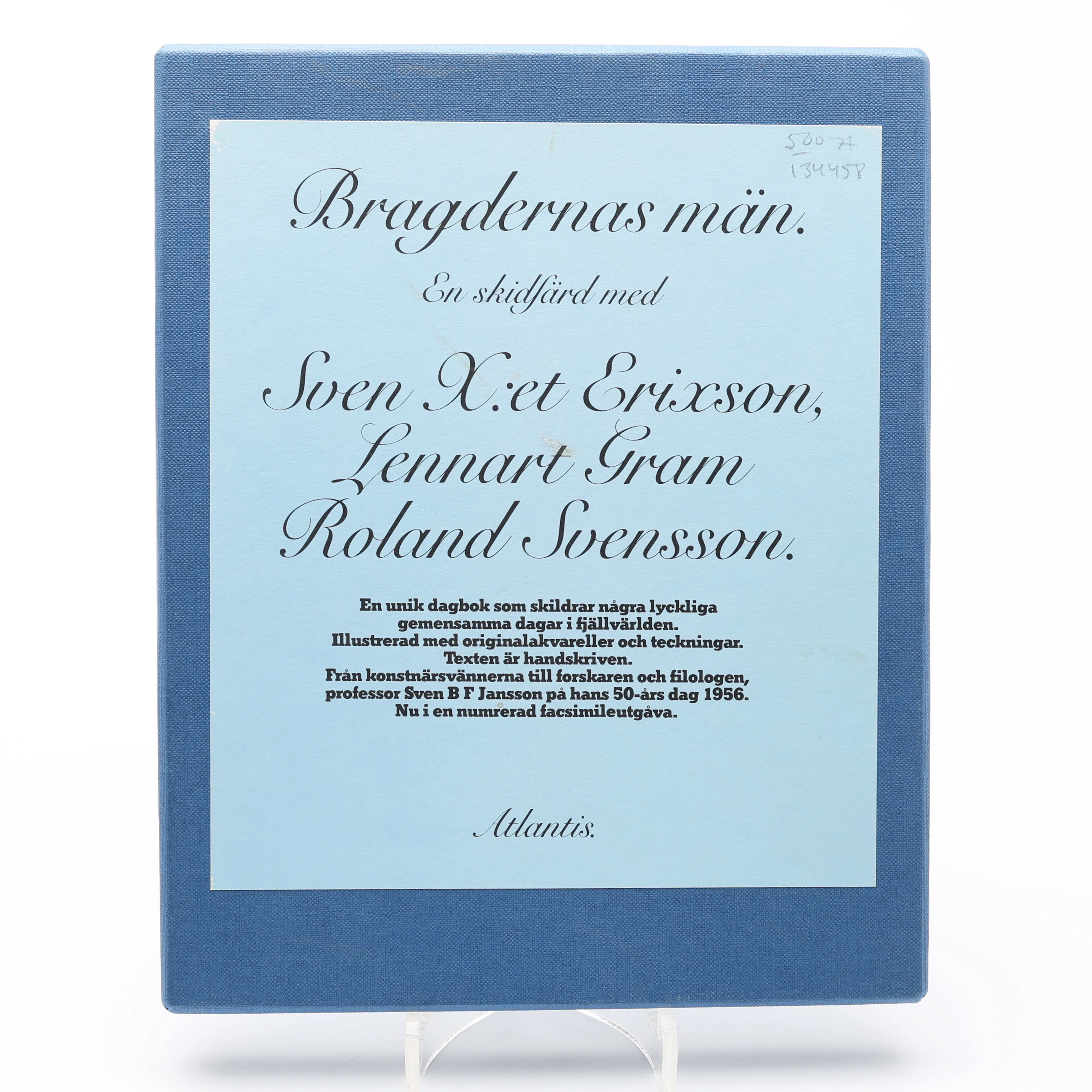 BIBLIOFILI. FAKSIMIL AV BRAGDERNAS MÄN AV SVEN X:ET ERIXON, LENNART
