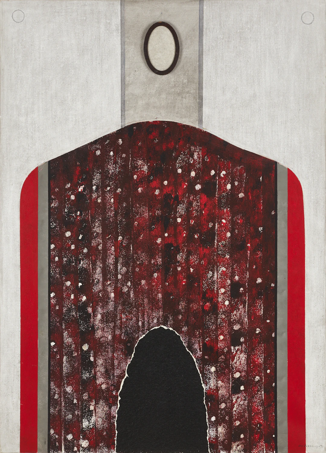 UNO SVENSSON (1929–2012). "Gestalt i förvandling", signerad, daterad