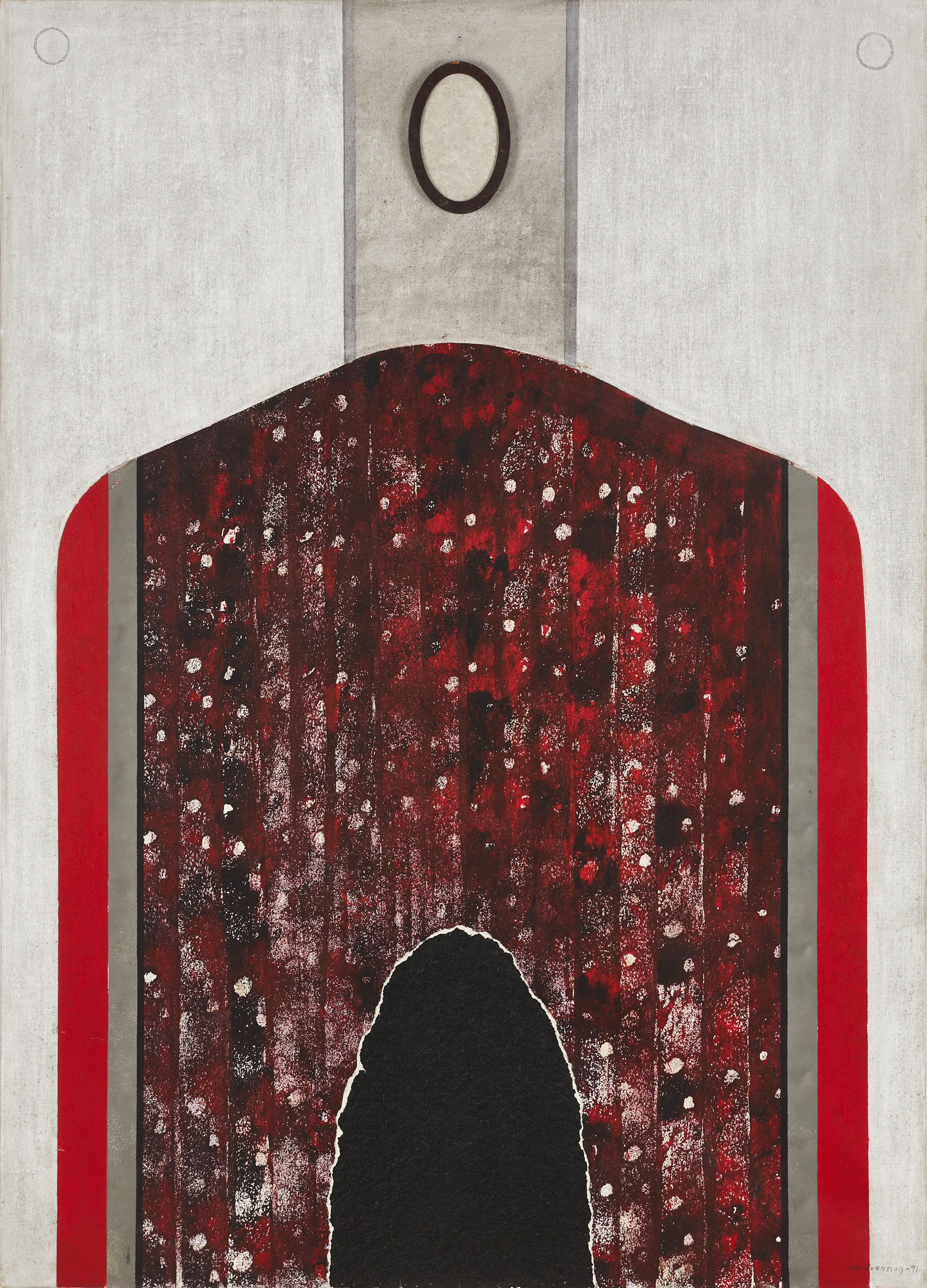 UNO SVENSSON (1929–2012). "Gestalt i förvandling", signerad, daterad