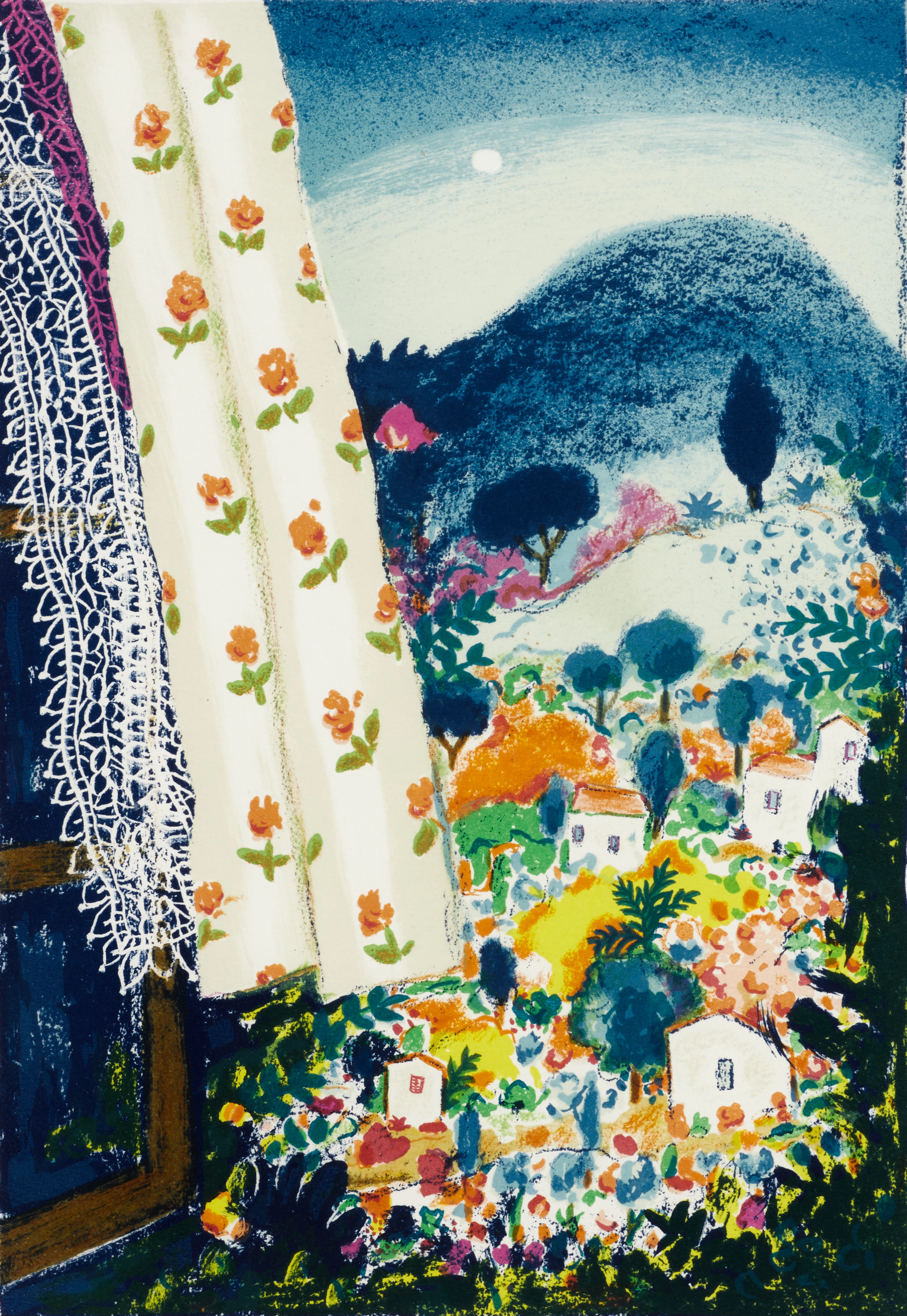 LENNART JIRLOW (1936-2020), "Öppet fönster", ur "Au revoir le vingtième