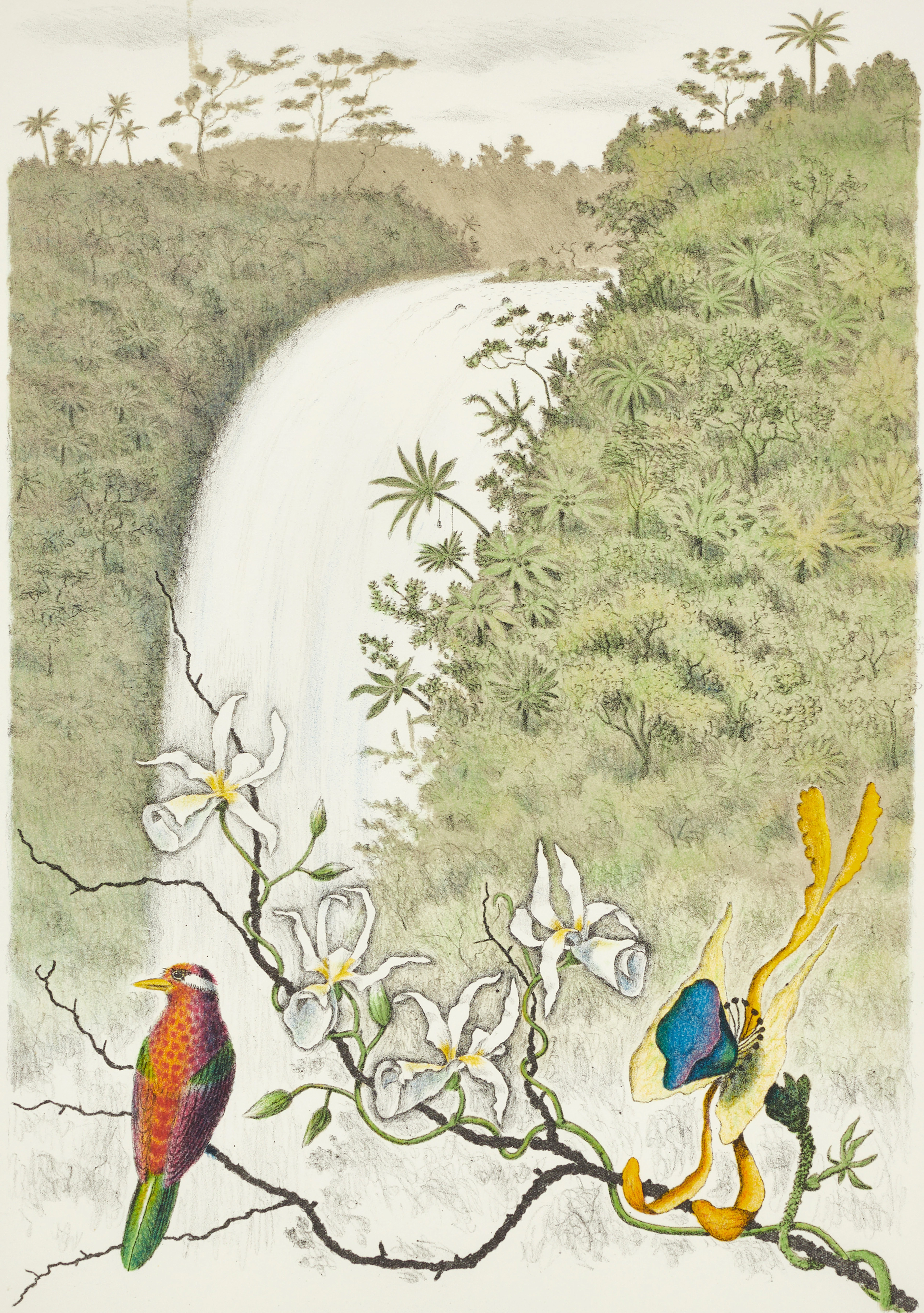 KARL AXEL PEHRSON (1921-2005). "Rheprafallet", signerad och daterad