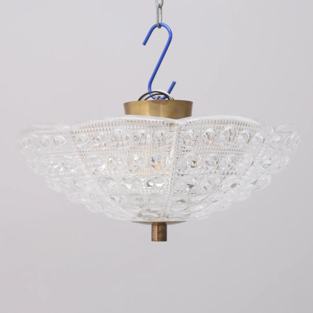 CARL FAGERLUND. TAKPLAFOND, MÄSSING & GLAS, ORREFORS.