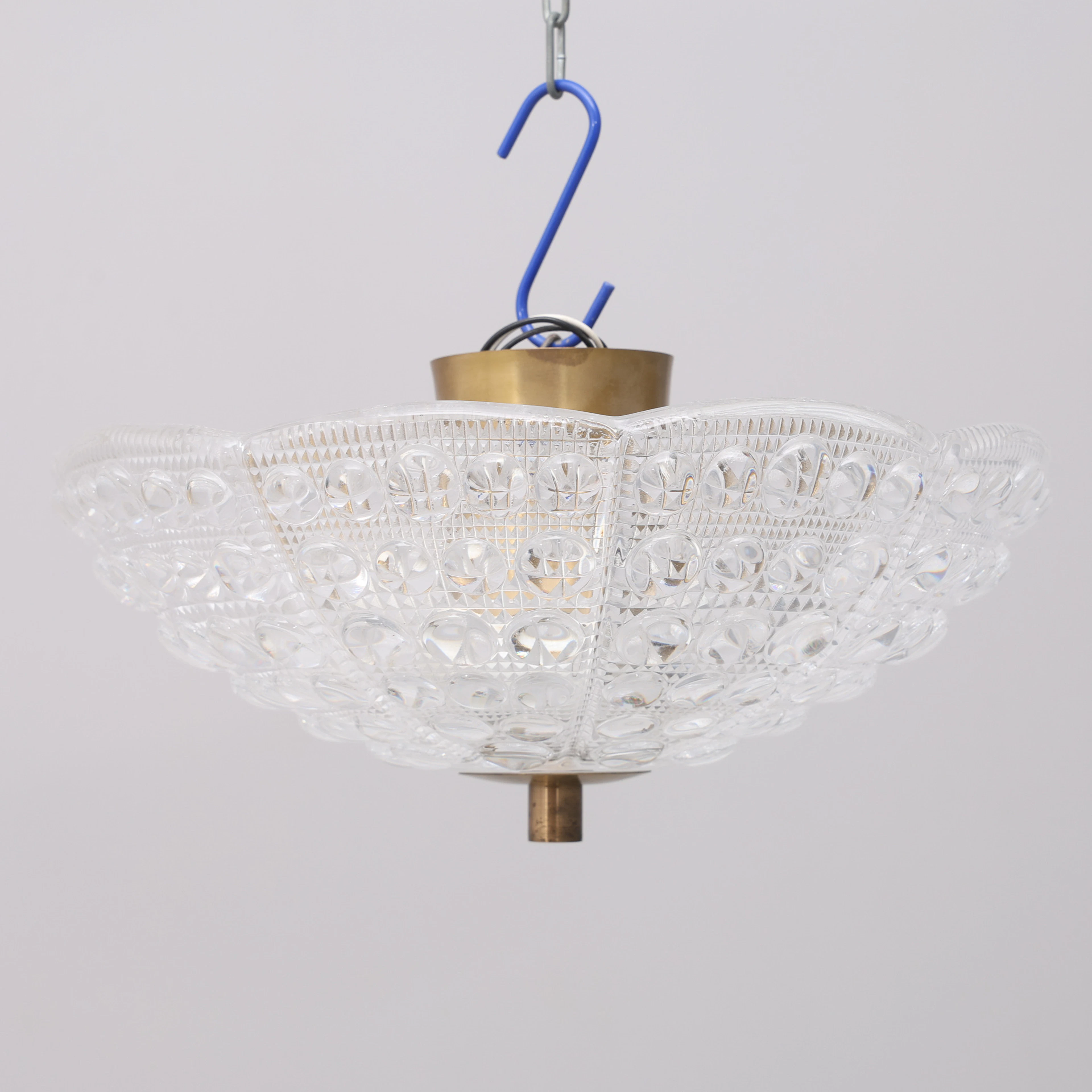 CARL FAGERLUND. TAKPLAFOND, MÄSSING & GLAS, ORREFORS.