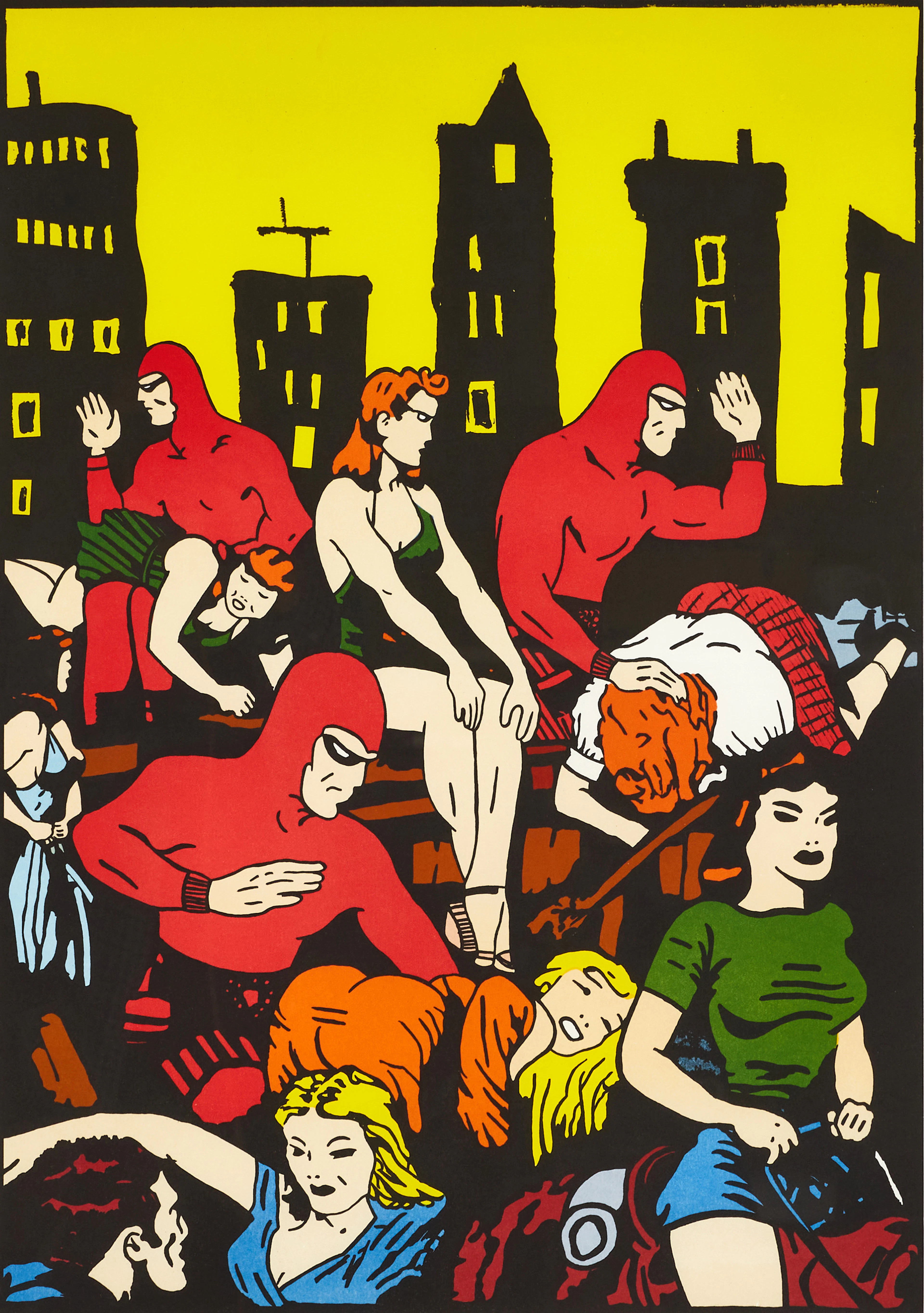 CARL JOHAN DE GEER (1938). "Fantomen i Stockholm", signerad, numrerad