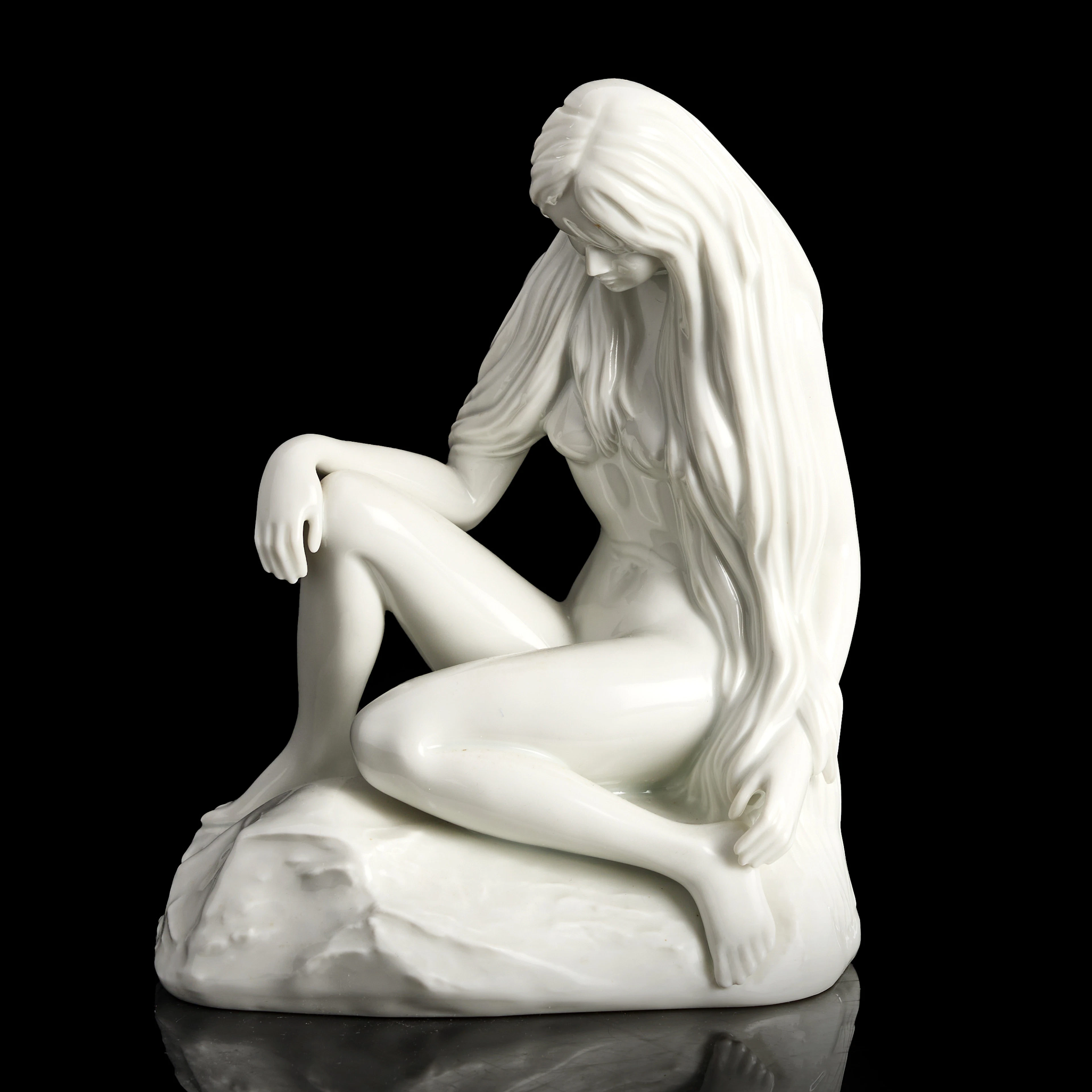 ATASCHA JUSOPOV ALEXANDROVNA (1925-2012) Figurin, porslin, Höchst