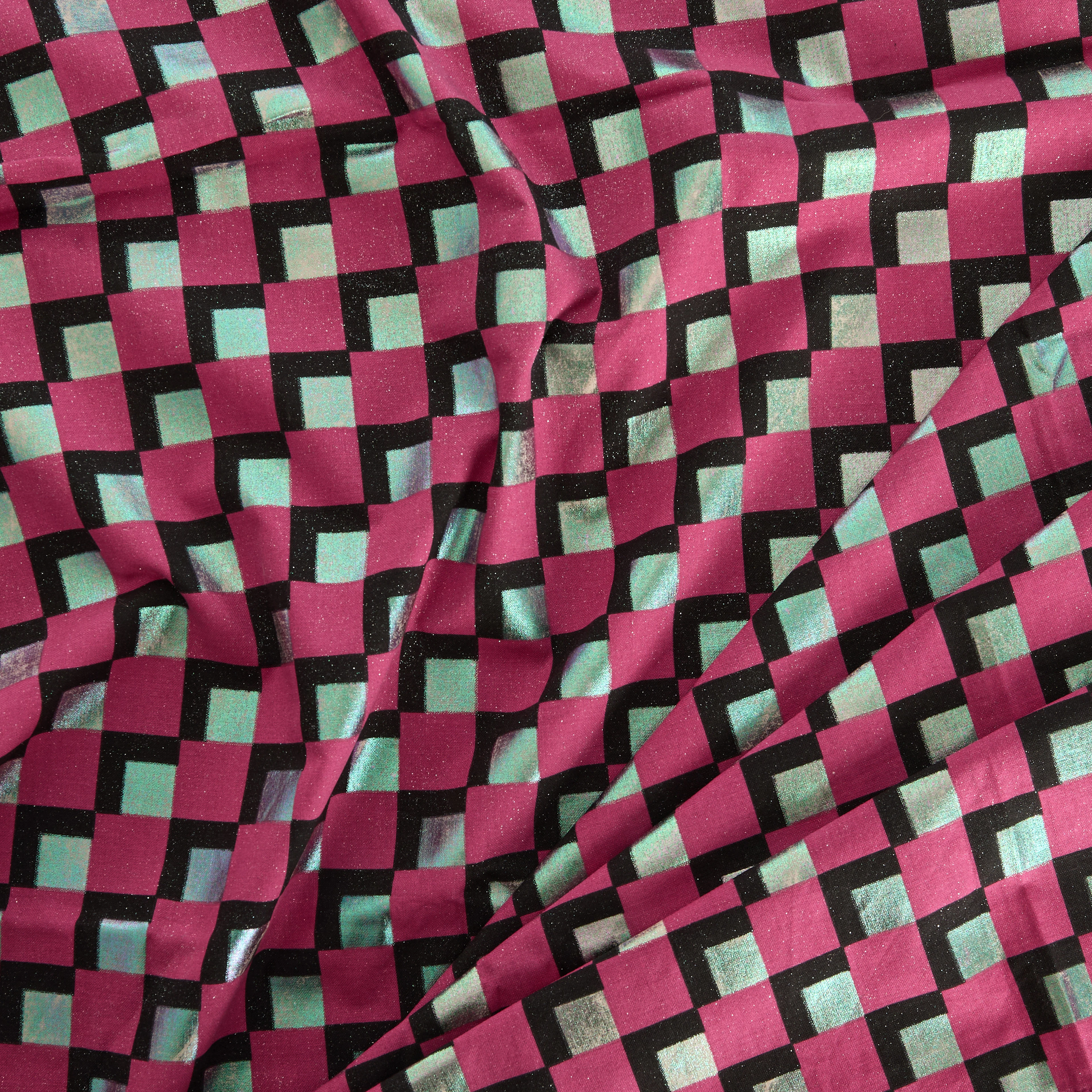 VERNER PANTON (1926–1998). Gardinlängder ett par, textil "Mira - Terzo".