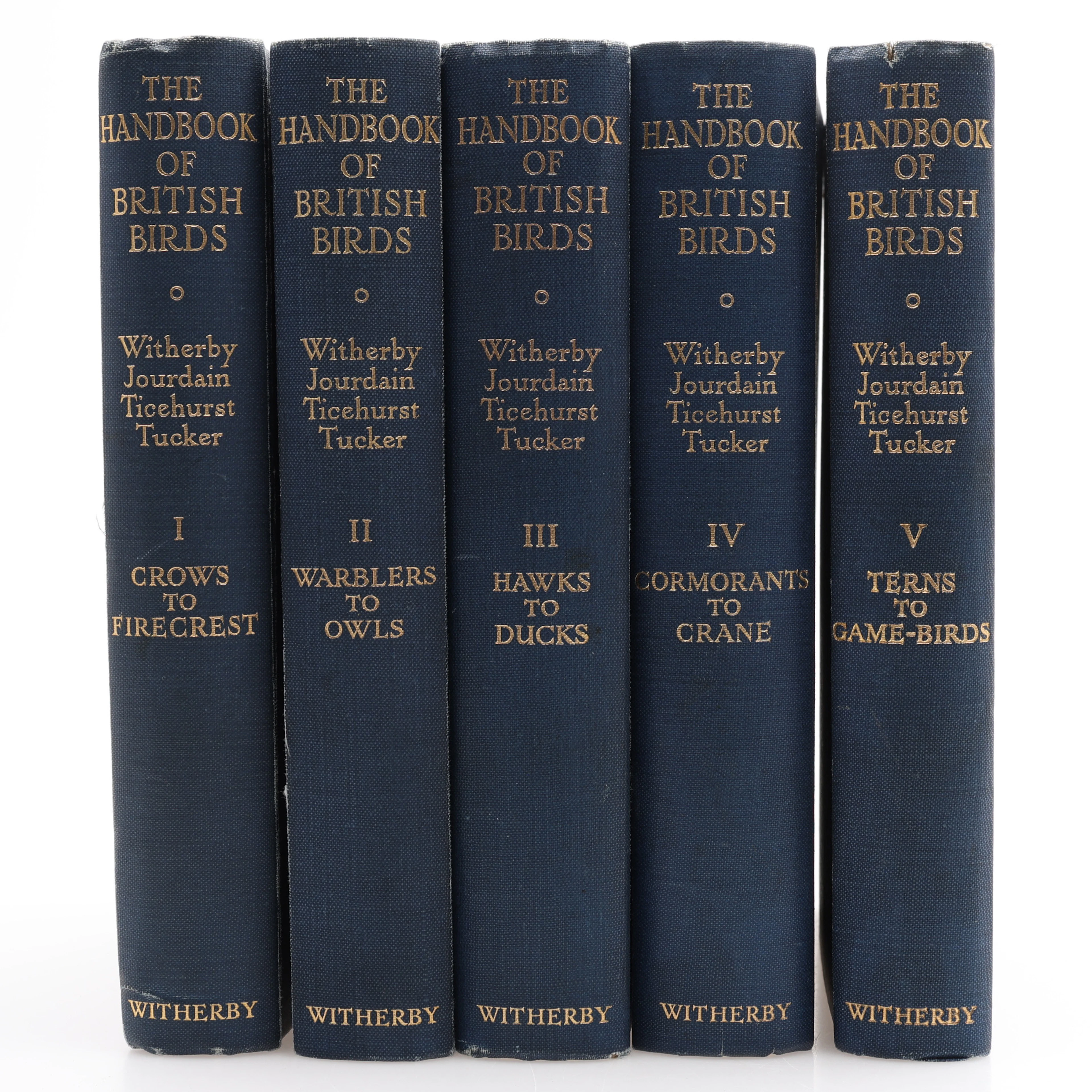 ORNITOLOGI. THE HANDBOOK OF BRITISH BIRDS I ETT NYTRYCK 1946 MED 147