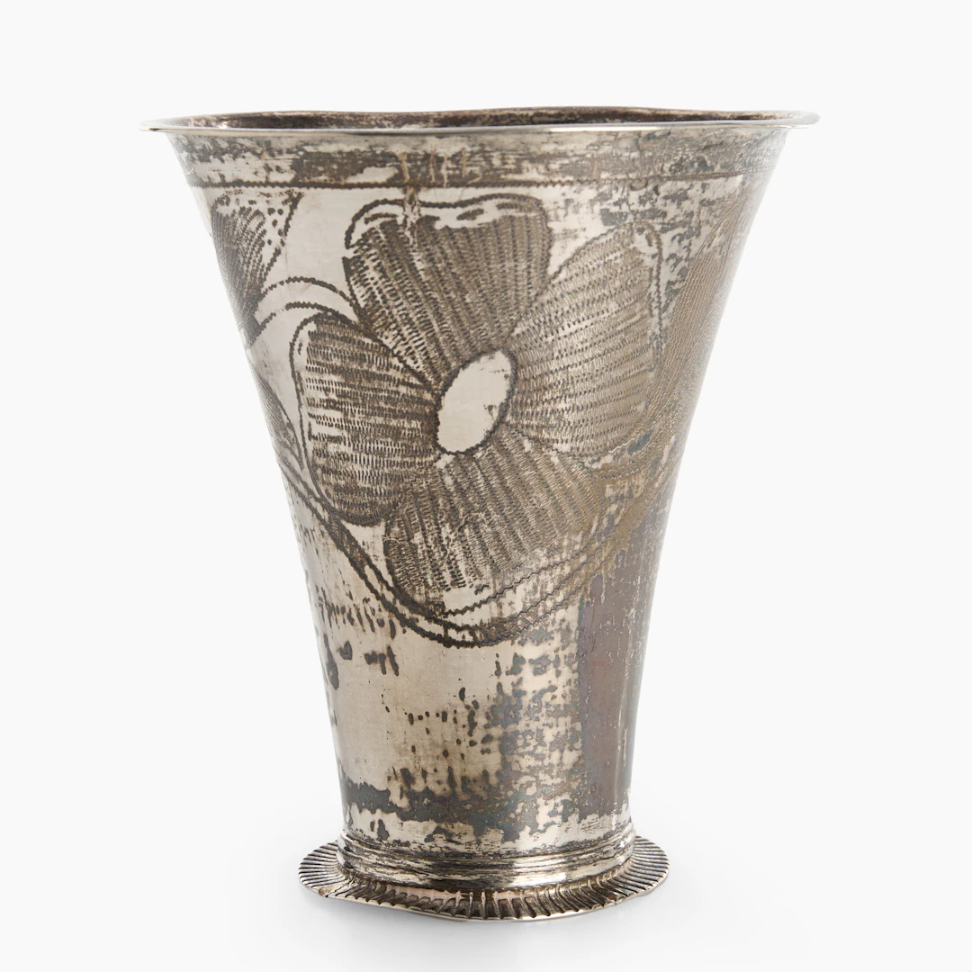 LORENZ GEORG WEIS (verksam 1791-1829). Bägare, silver, Norrköping