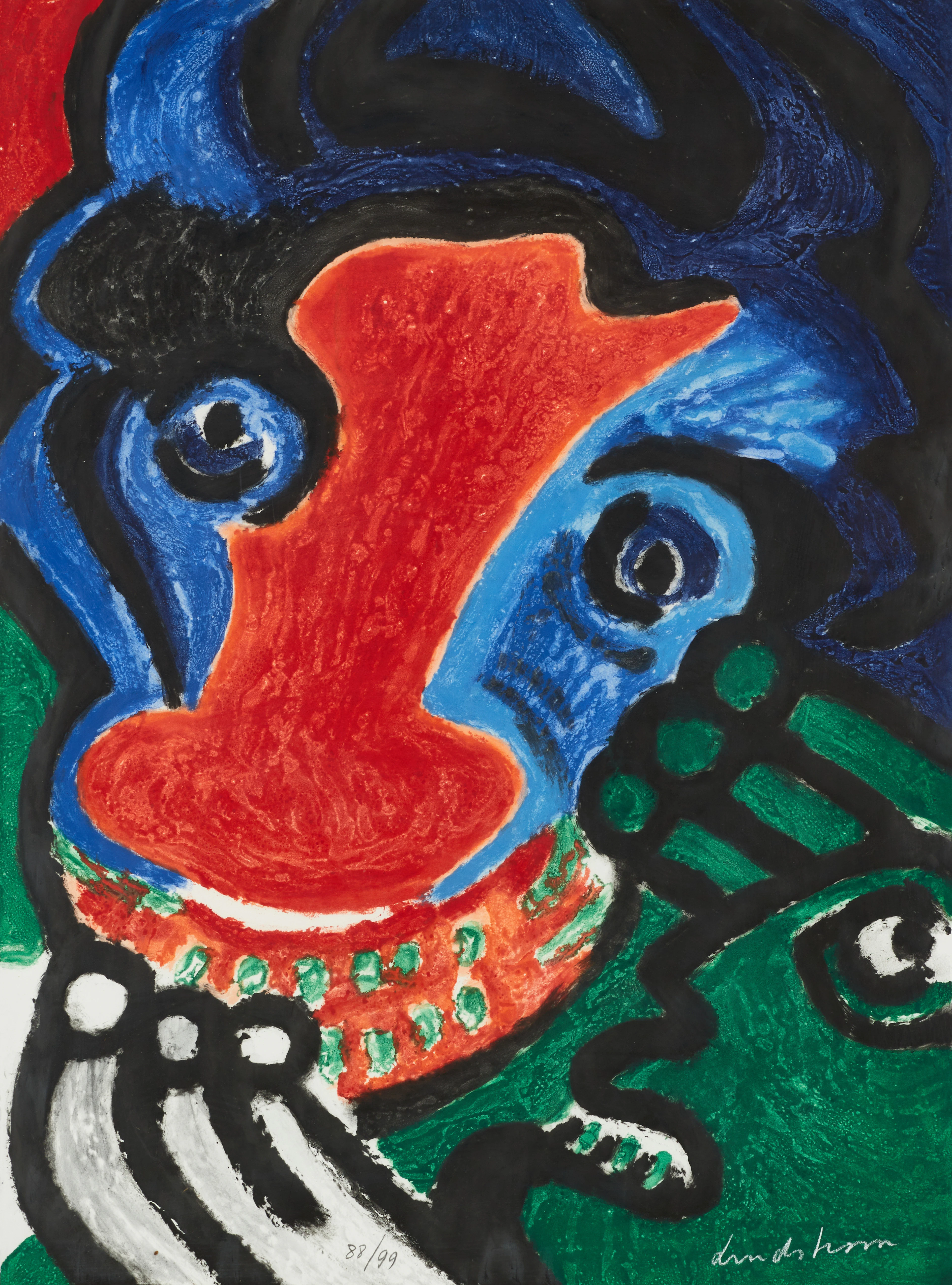 BENGT LINDSTRÖM (1925–2008). "Le Minotaure", signerad, numrerad 88/99