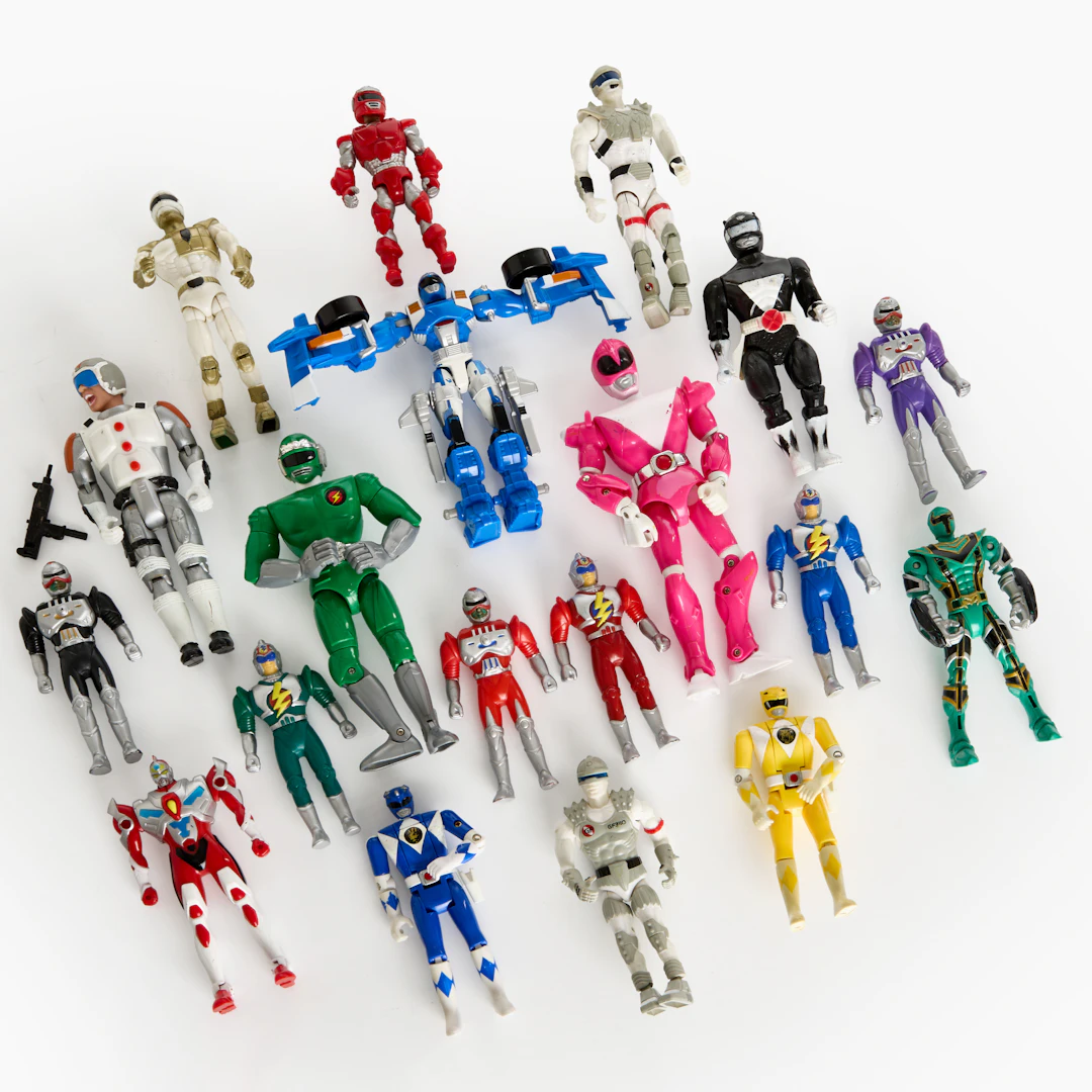 SAMLARFIGURER, 19 st, 1990/2000-tal, bland annat Lanard Toys och Bandai.