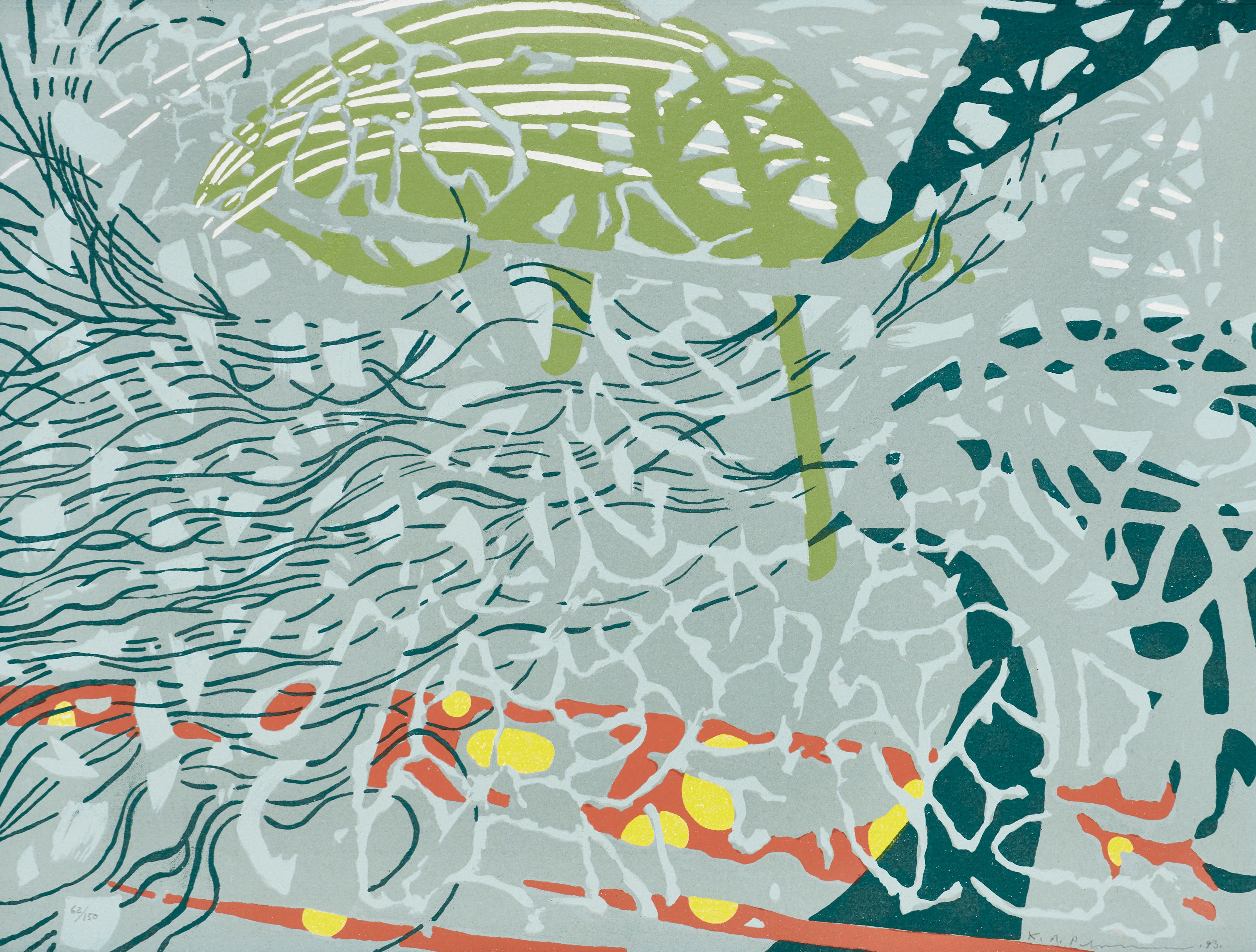 KARL AXEL PEHRSON (1921-2005). "Reticulatus", signerad och daterad