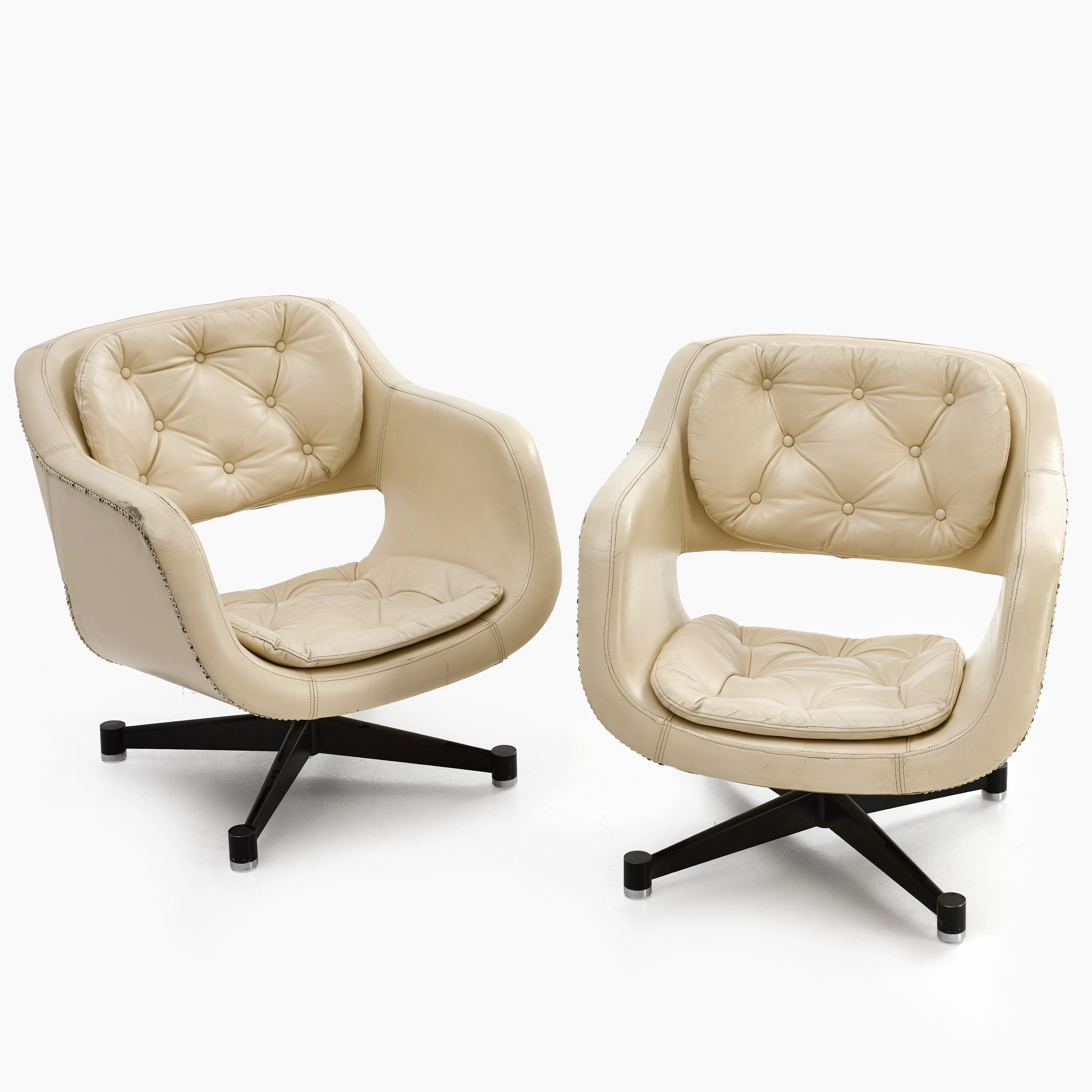 EERO AARNIO (Finland, 1932). Fåtöljer, ett par, "Grand Chair", Asko