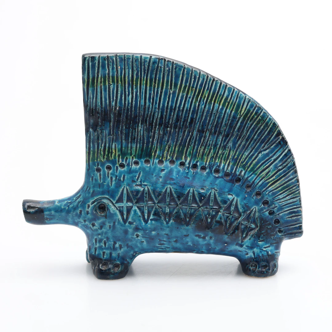 ALDO LONDI. FIGUR I FORM AV PIGGSVIN, RIMINI BLUE, BITOSSI, ITALIEN.