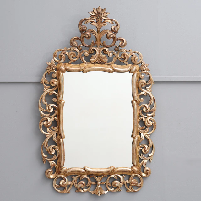 VÄGGSPEGEL, BAROCKSTIL, 1900-TAL.