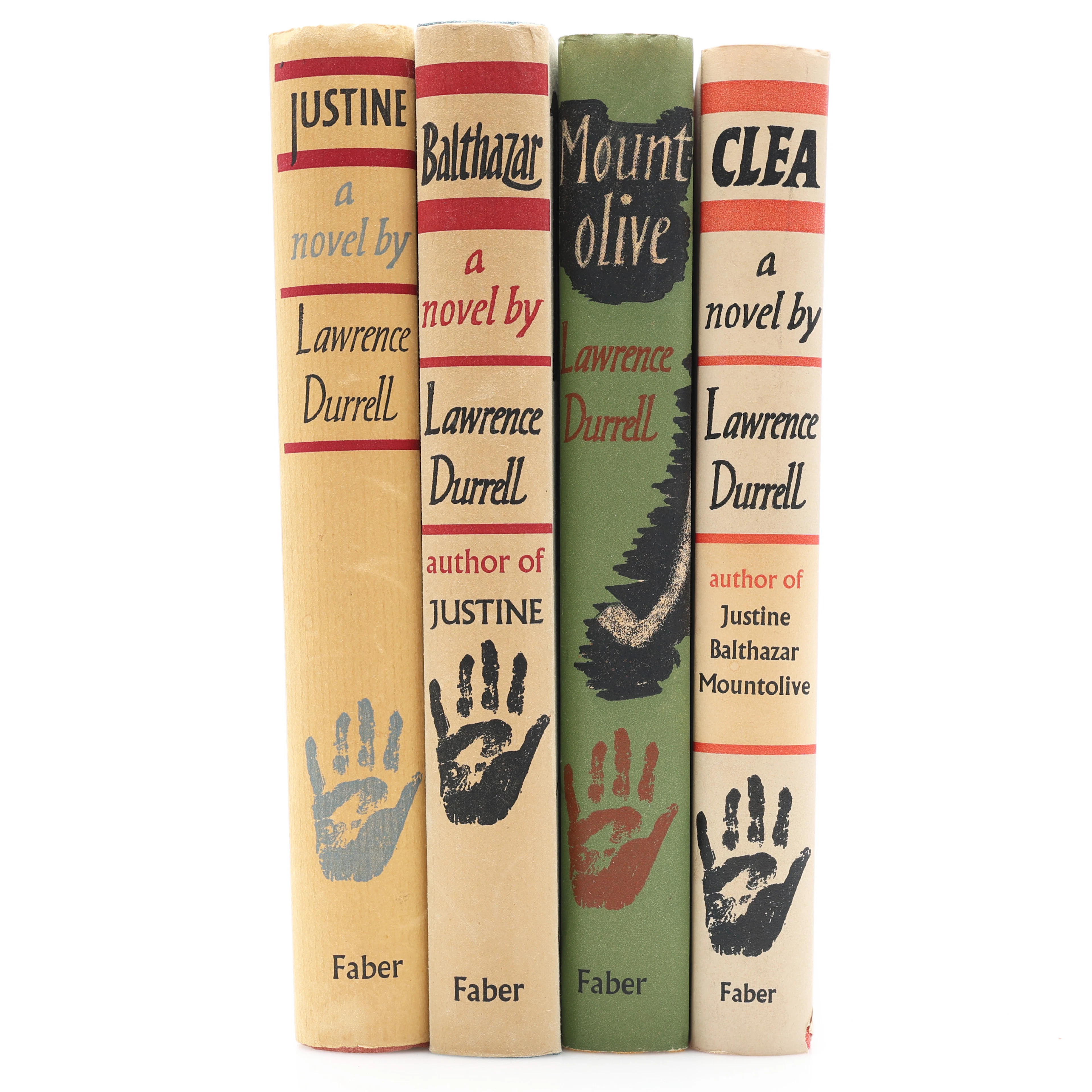 LAWRENCE DURRELL'S THE ALEXANDRIA QUARTET - JUSTINE, BALTHAZAR, MOUNTOLIVE