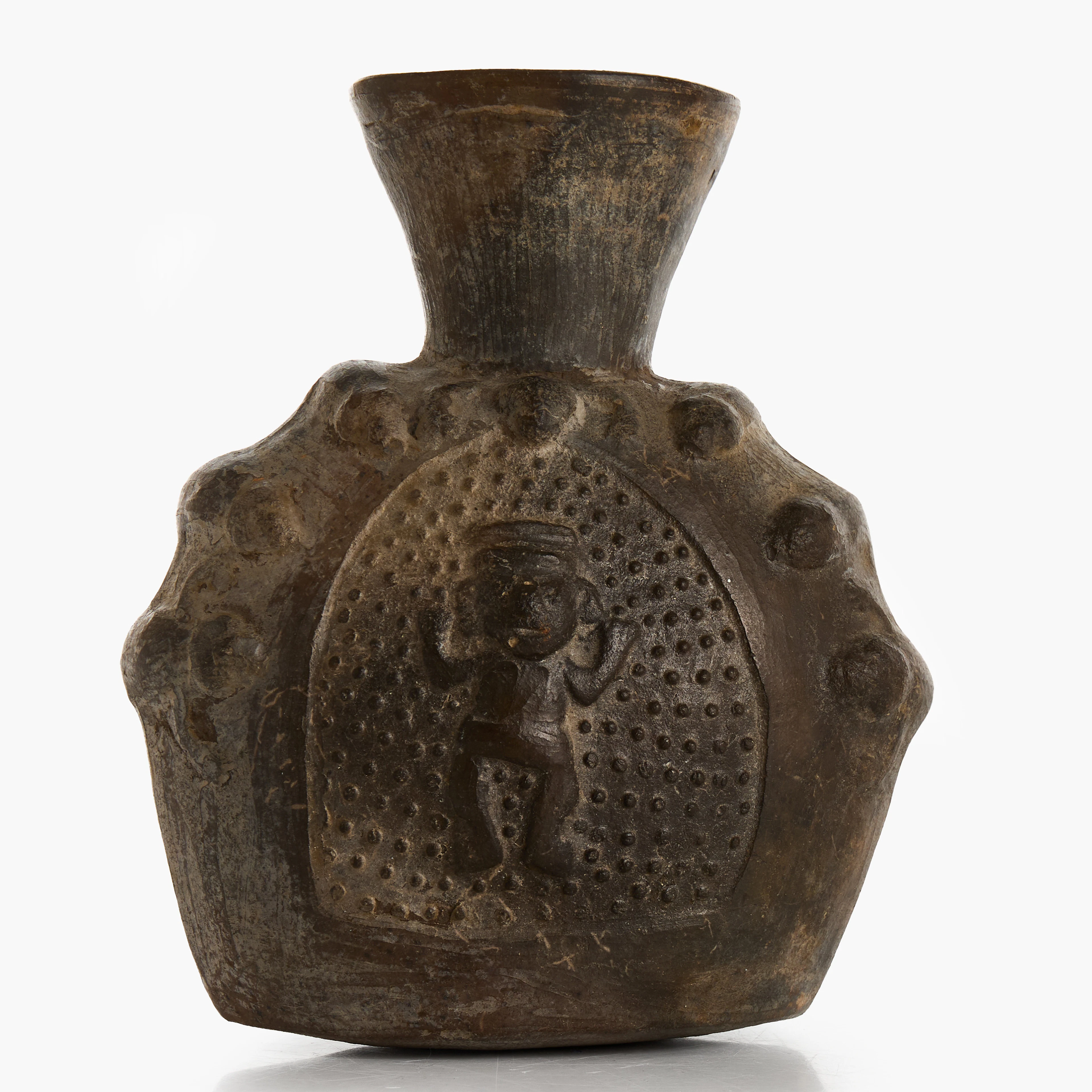 LERKÄRL, Chimu-kulturen, ca 900 - 1470 e Kr., Peru, i form av en frukt