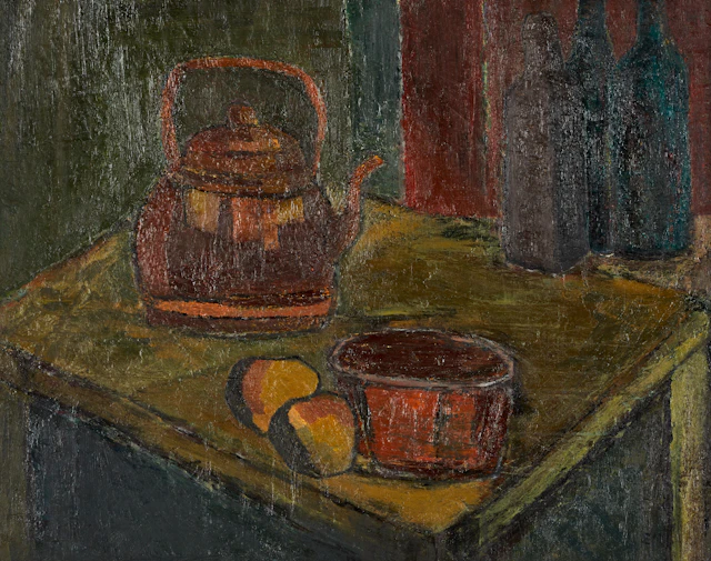 EUGENIE NOORMÄGI HANSEN (Estland/Danmark, 1903-1985). Stilleben, monogramsignera