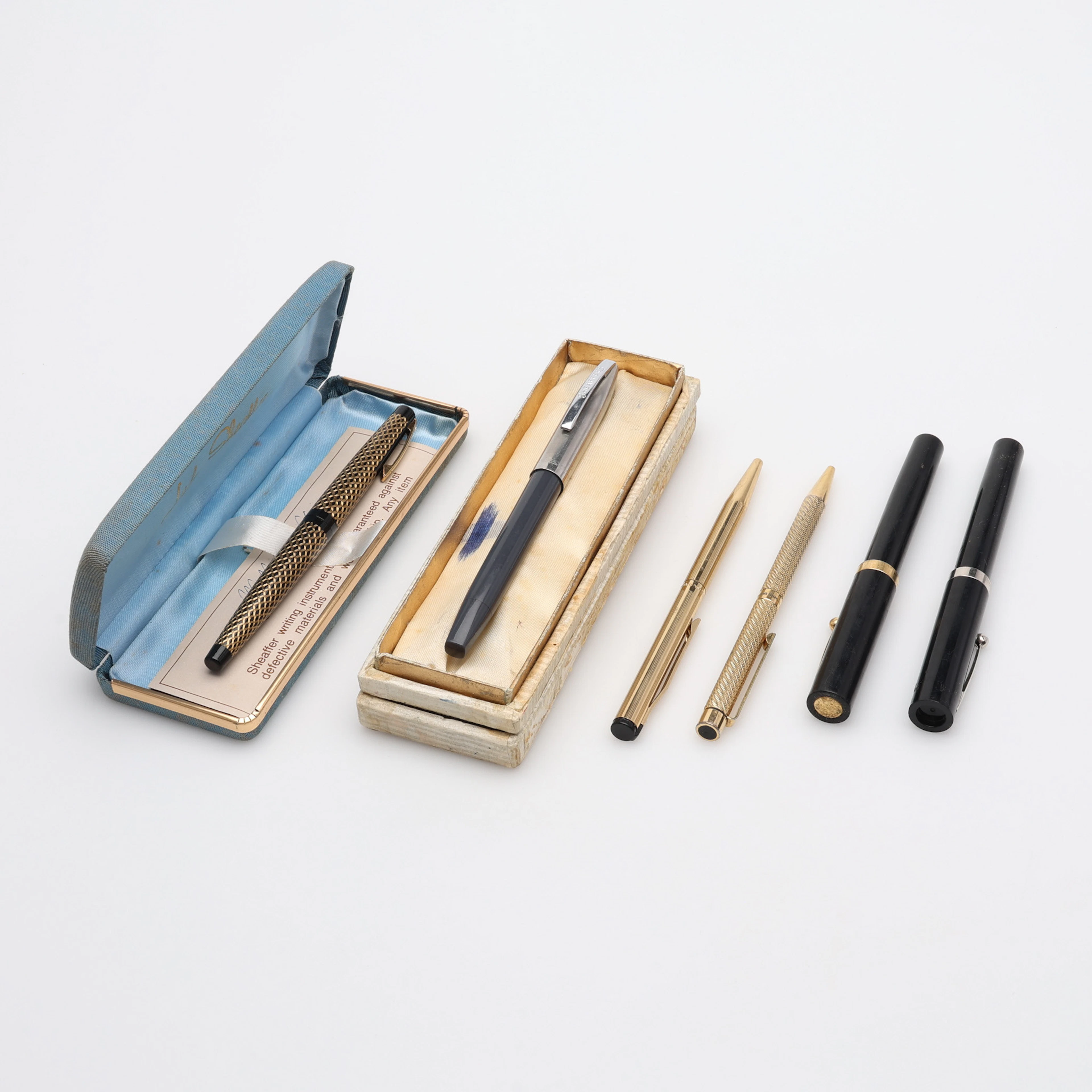 PENNOR, 6 ST, SHEAFFER, 1900-TALETS ANDRA HÄLFT.