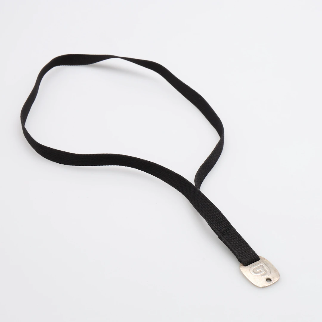 YCKELBAND, STERLINGSILVER & TEXTIL, GEORG JENSEN, DANMARK.