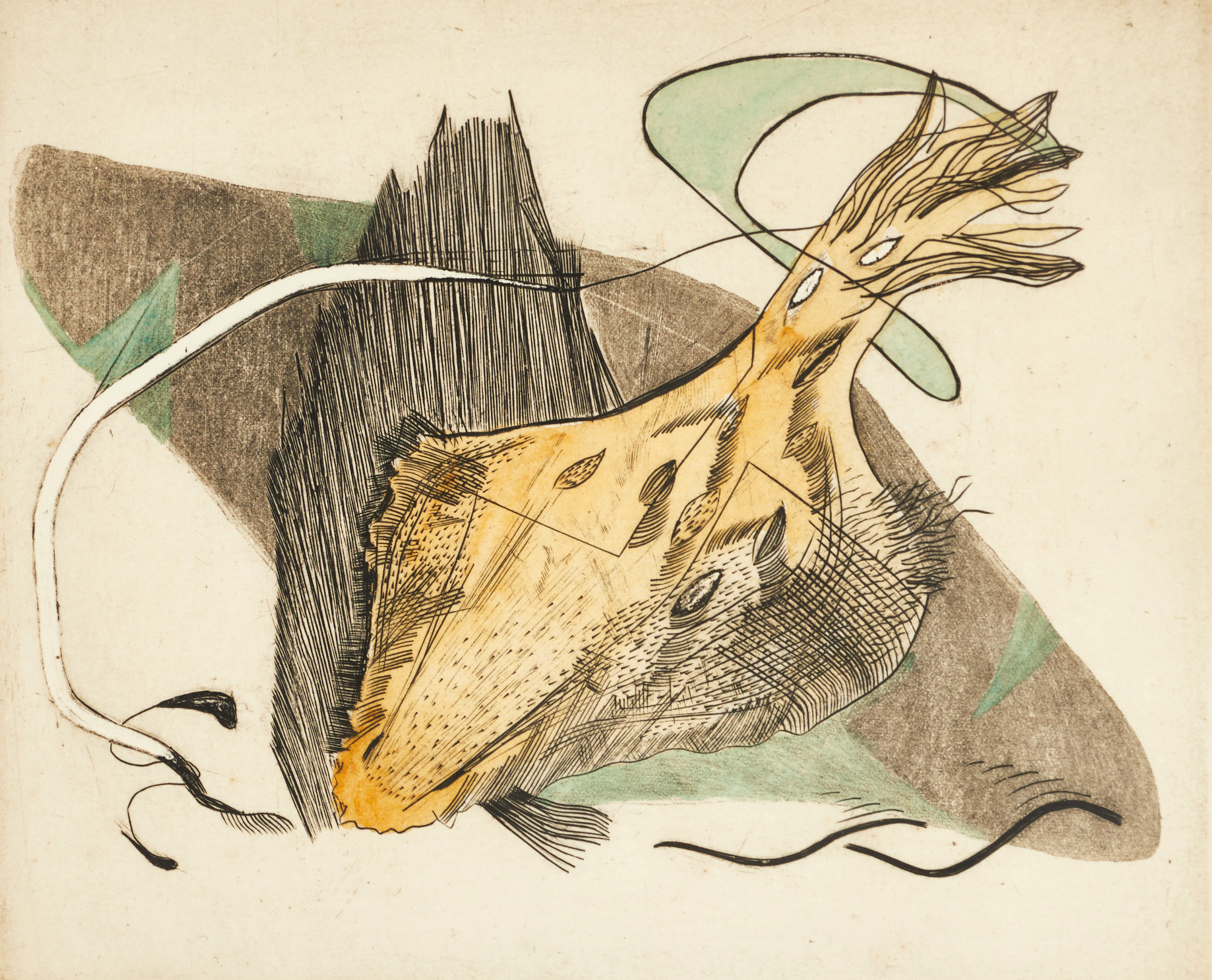 SIRI RATHSMAN (1895–1974). Komposition, signerad Siri Rathsman samt
