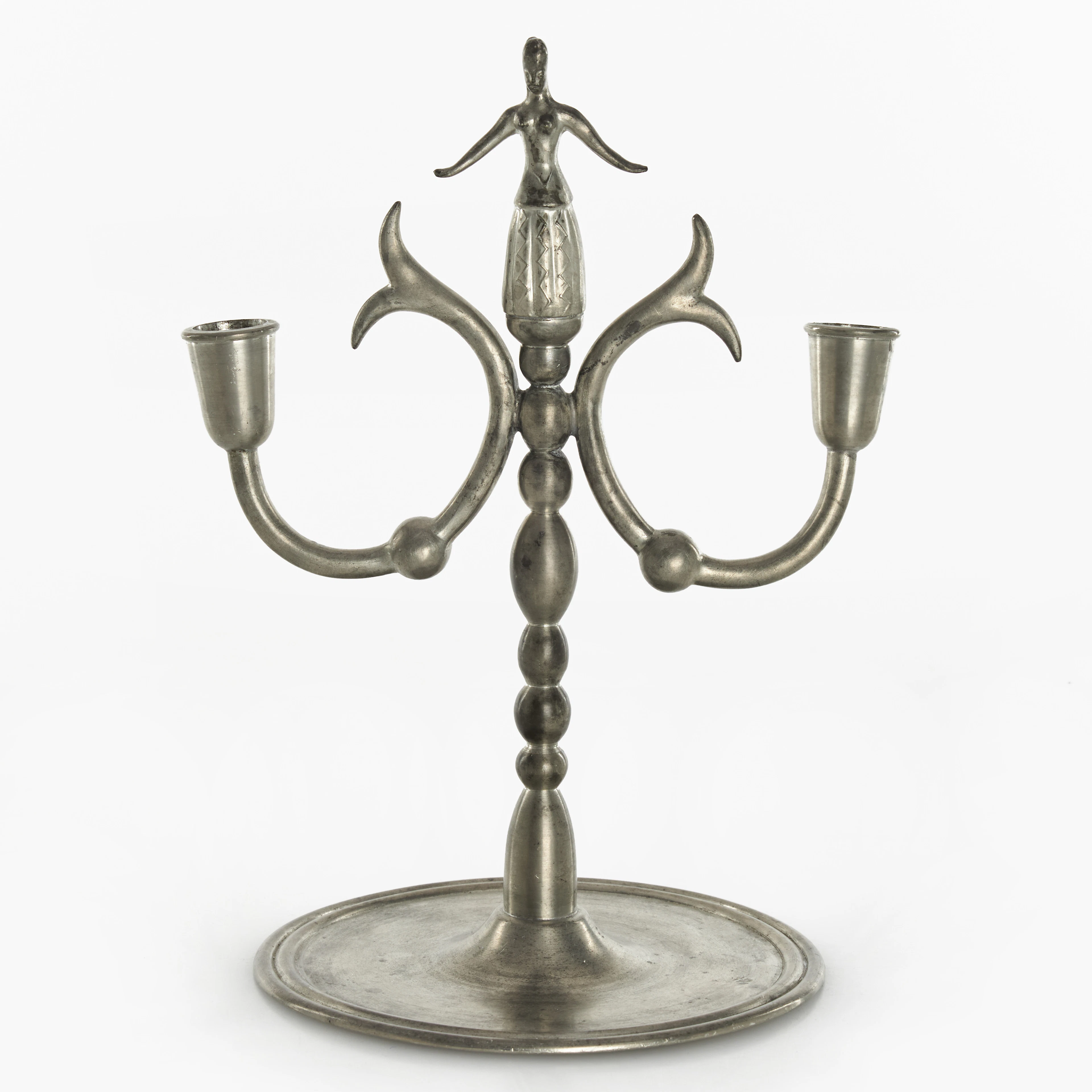 ILS FOUGSTEDT (SVERIGE, 1881–1954). Kandelaber ”Gumman”, Firma Svenskt
