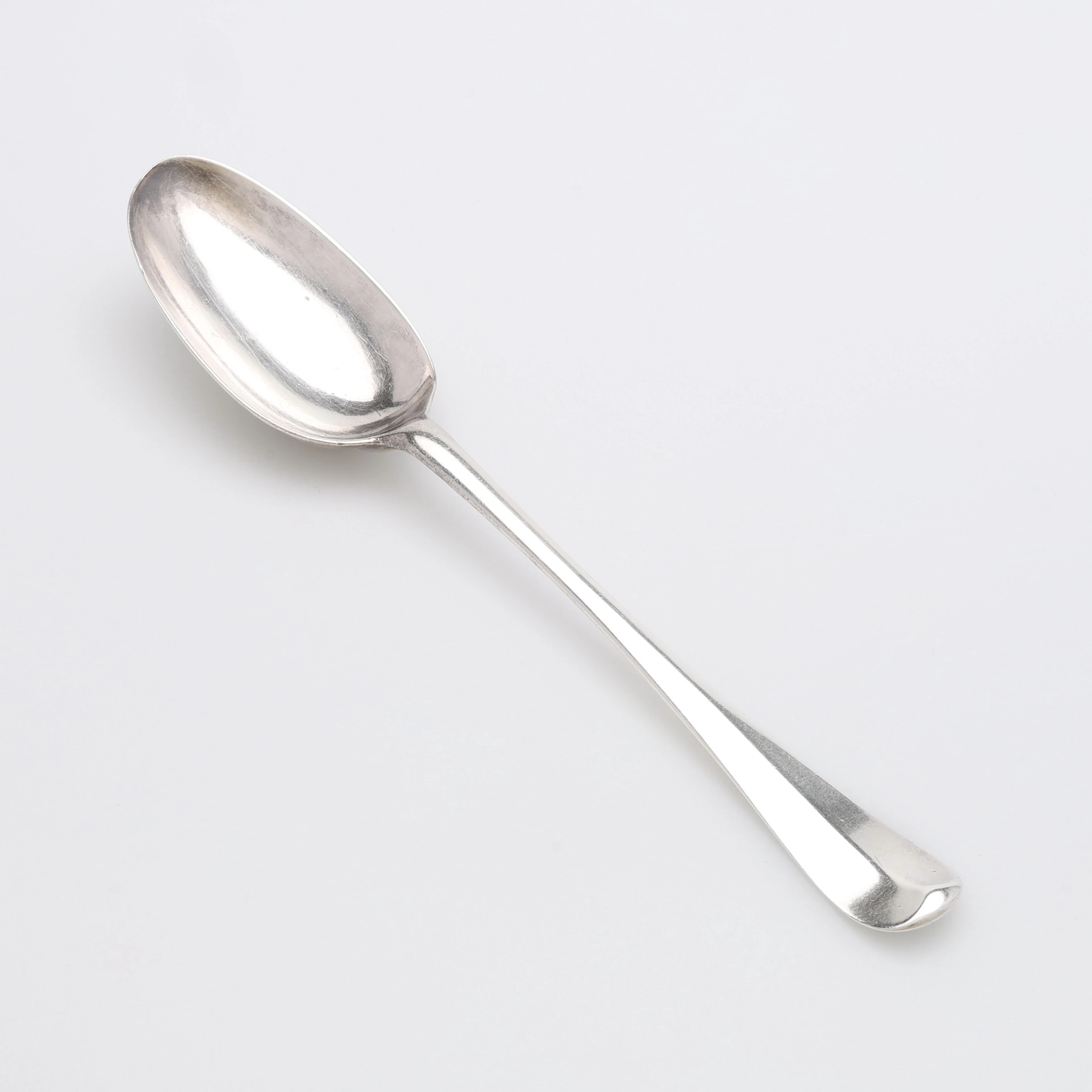 SKED, RÅTTSVANSMODELL, SILVER, ENGLAND, 1700-TAL.