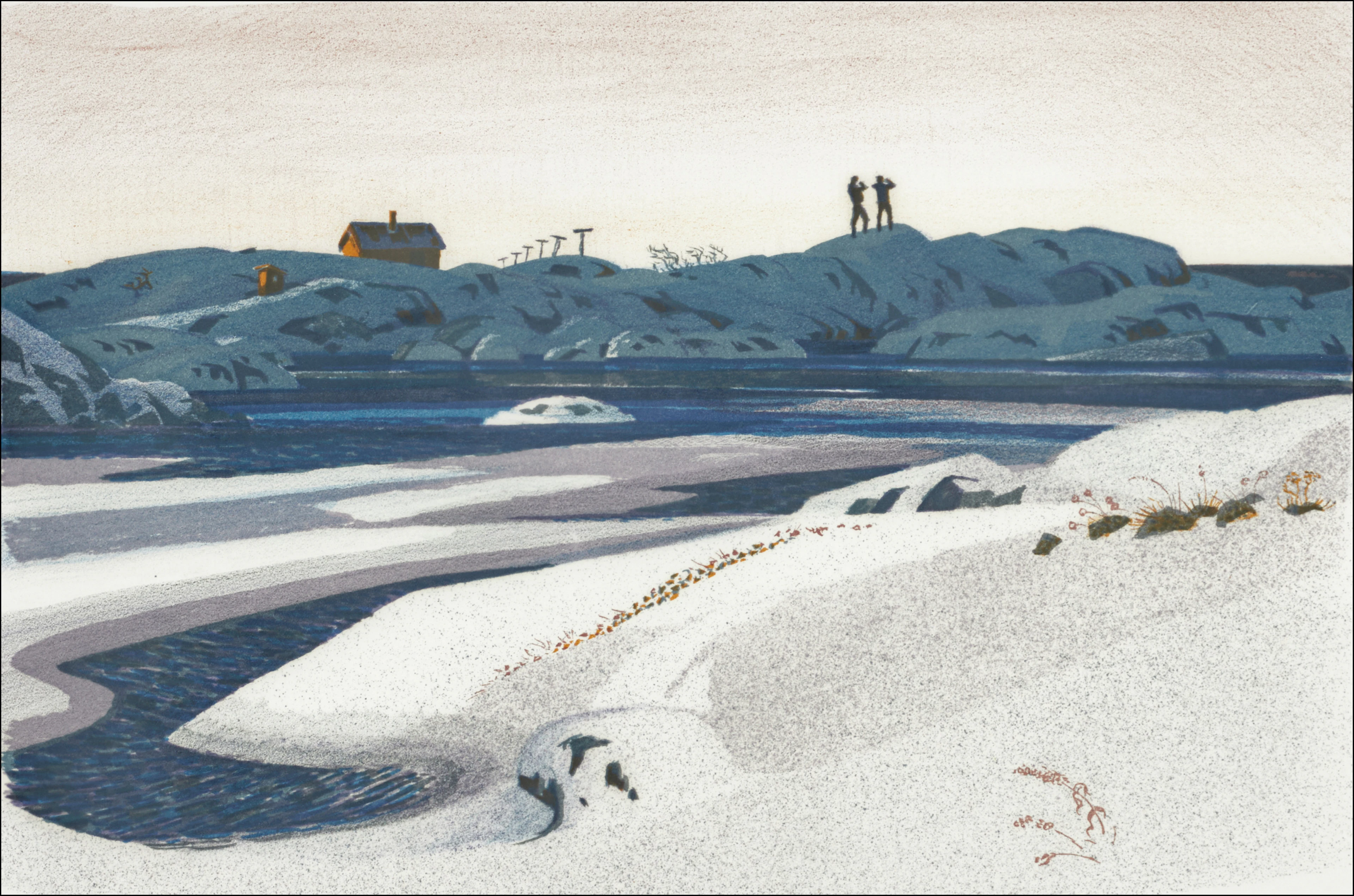 ROLAND SVENSSON (1910-2003). "Kallt" signerad och numrerad 238/350